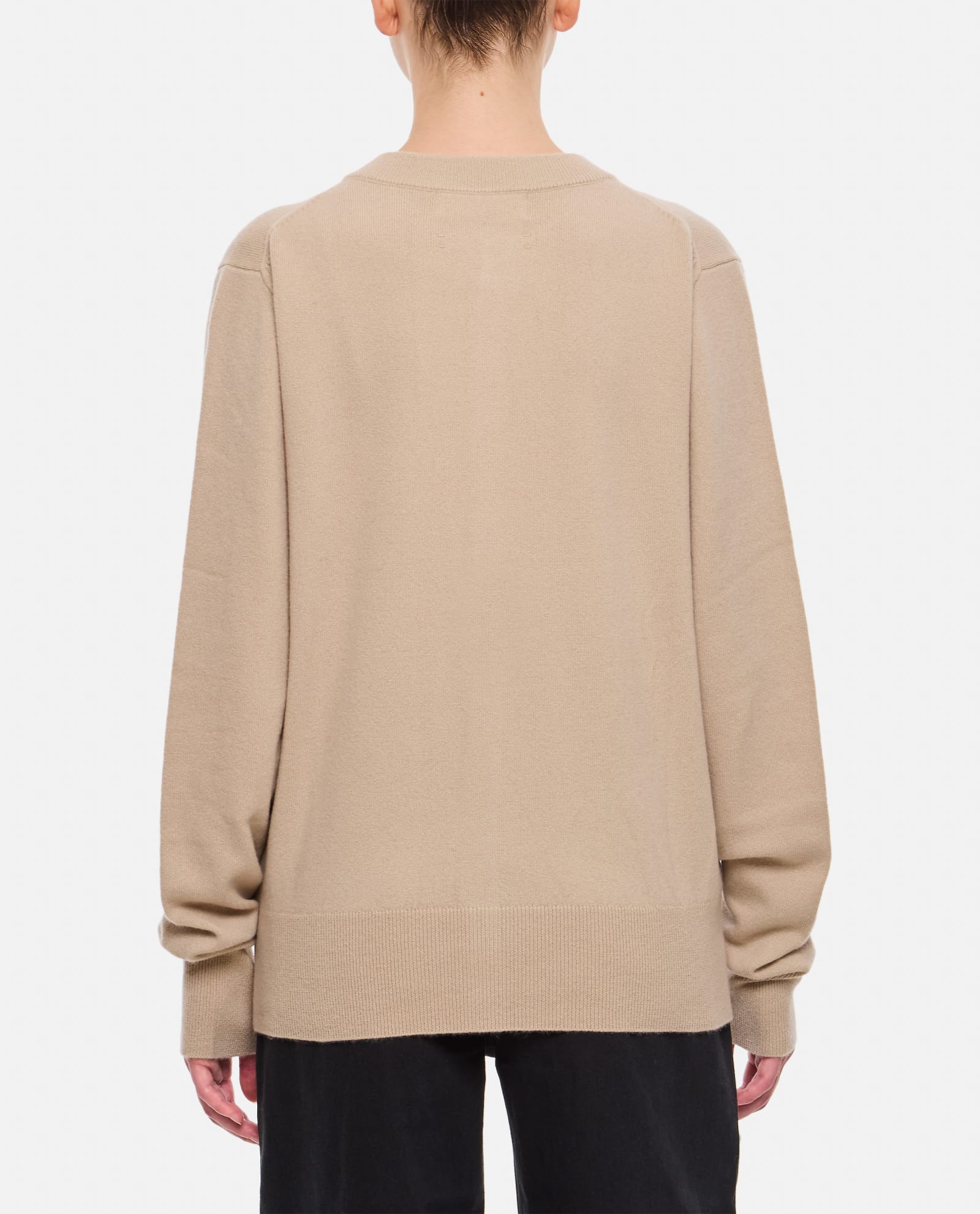 Shop Extreme Cashmere Be Cardi Cashmere Cardigan In Beige