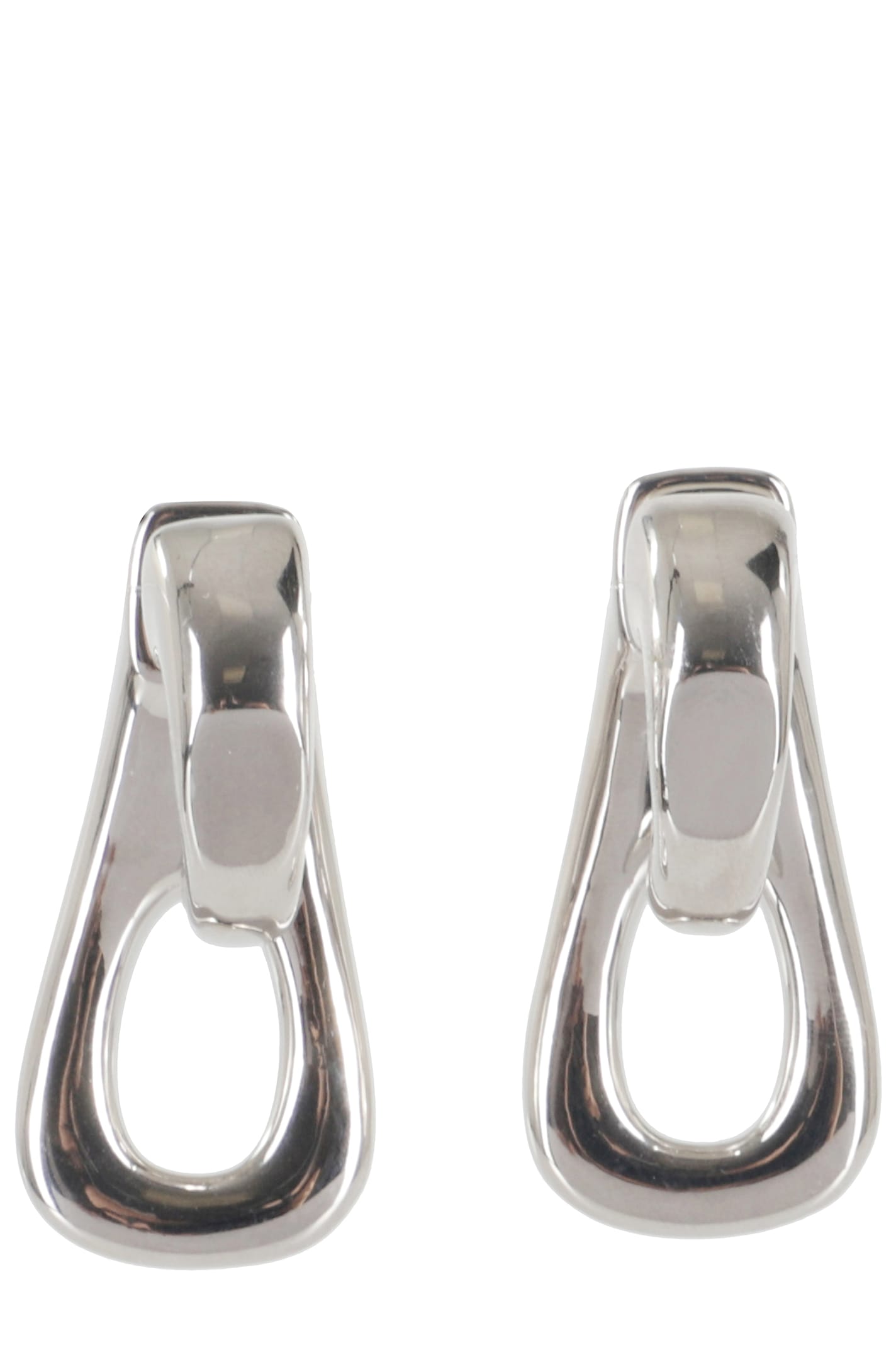 Rabanne Zip-pull Earrings In Metallic