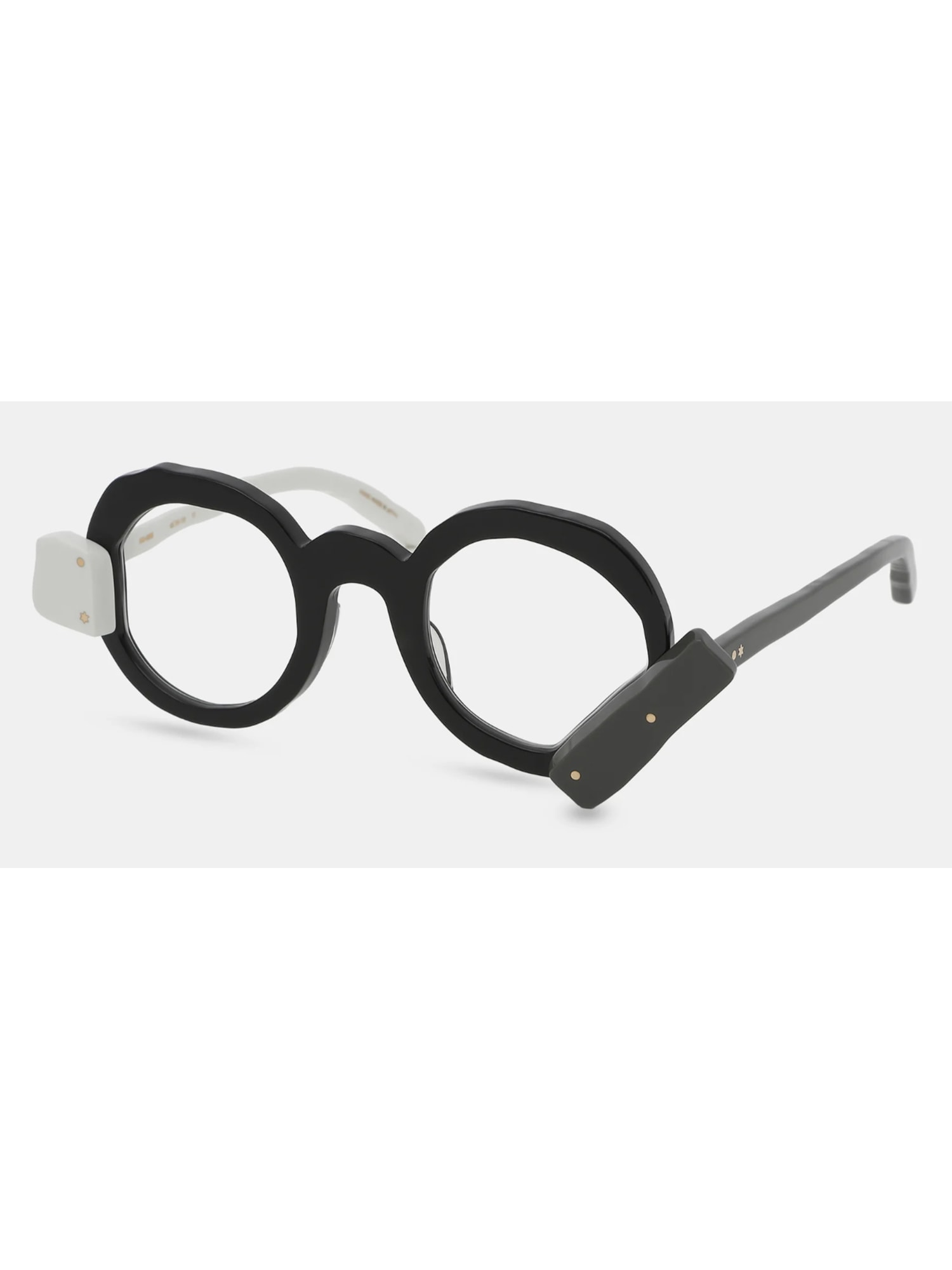 Masahiro Maruyama Mm/0096 No.2 Eyewear In Black_white_gray