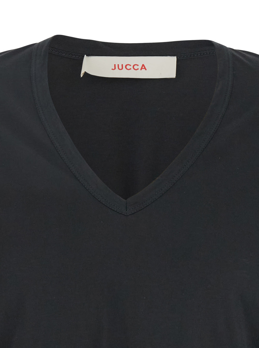 Jucca Jersey Short Sleeves Tshirt Dress In Black
