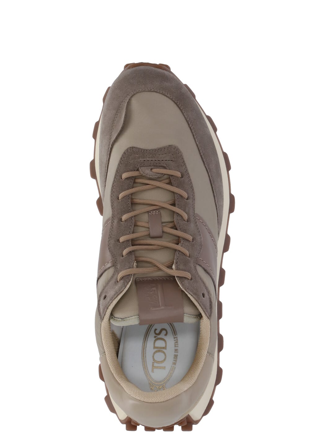 Tod's 1t Paneled Low-top Sneakers In Brown