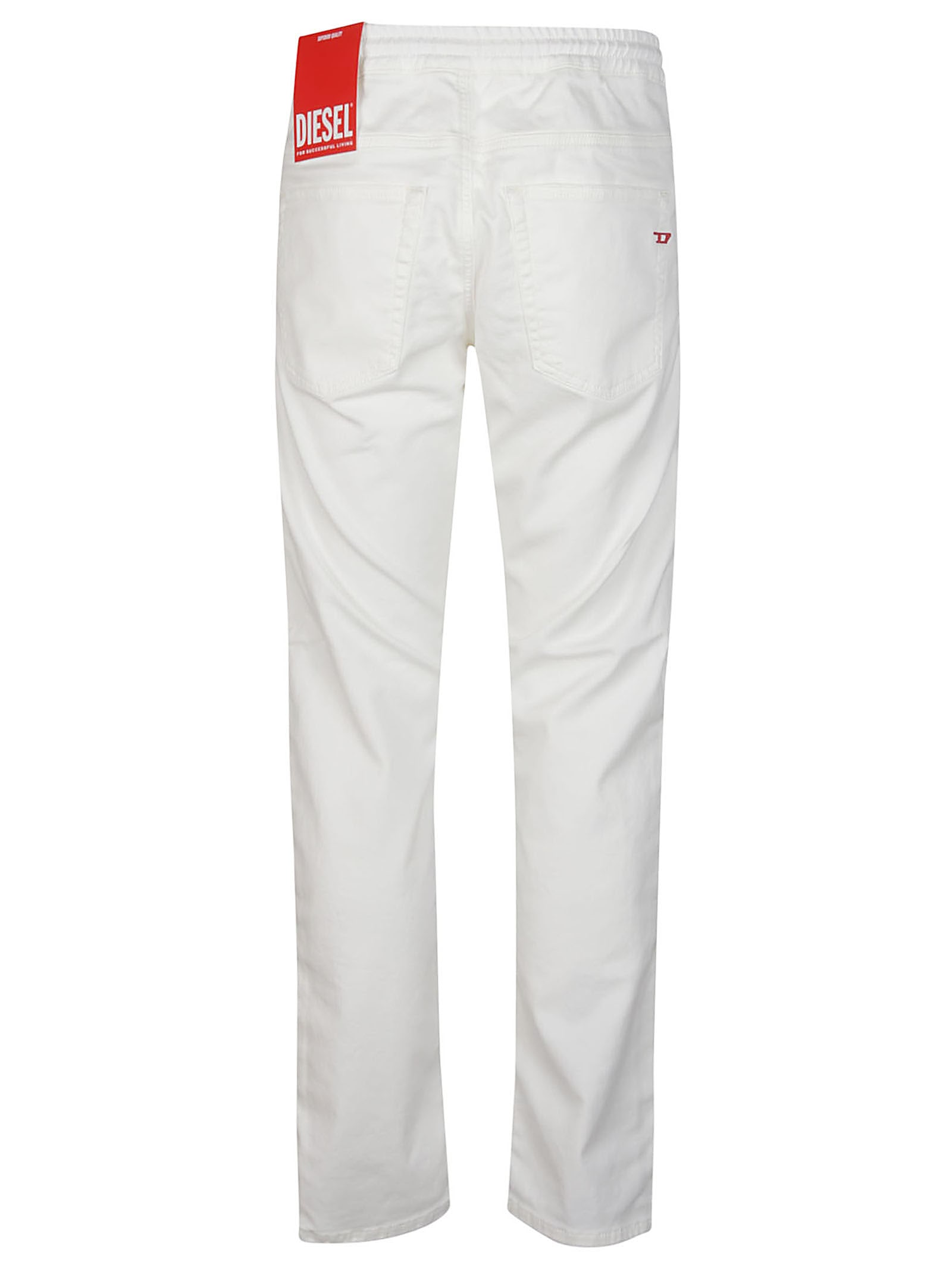 Shop Diesel 2030 D-krooley Jogg Sweat Jeans In White