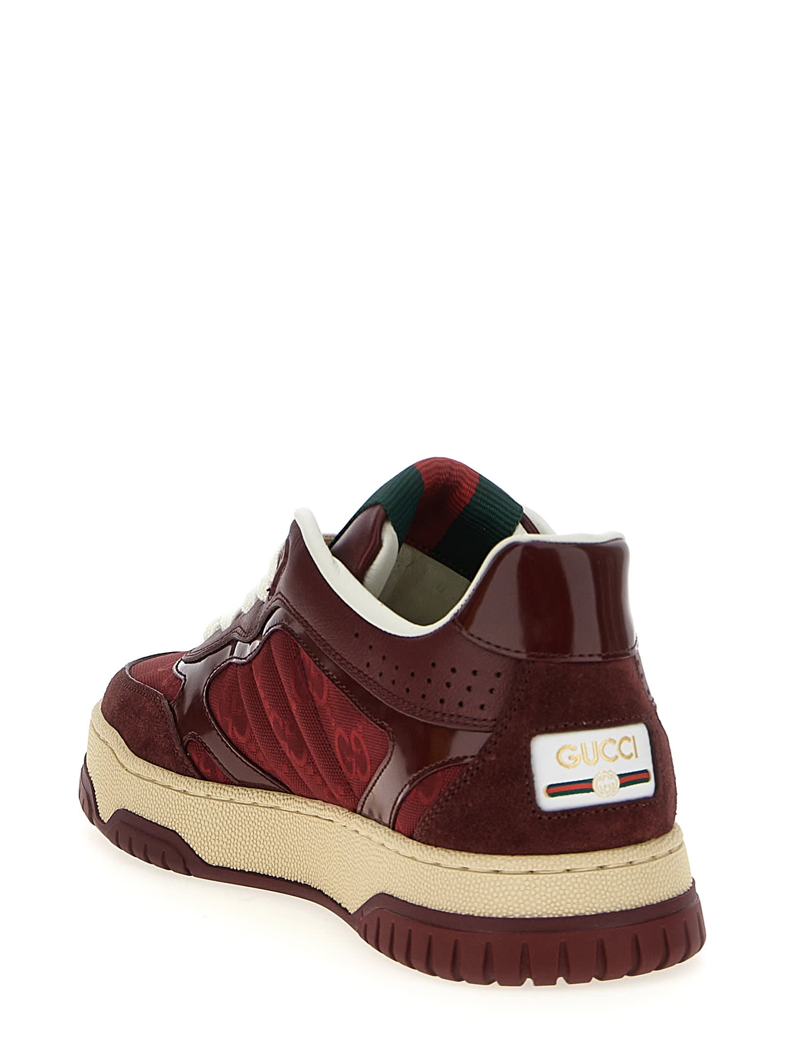 Gucci Re-web Style Sneakers Contrast Sole