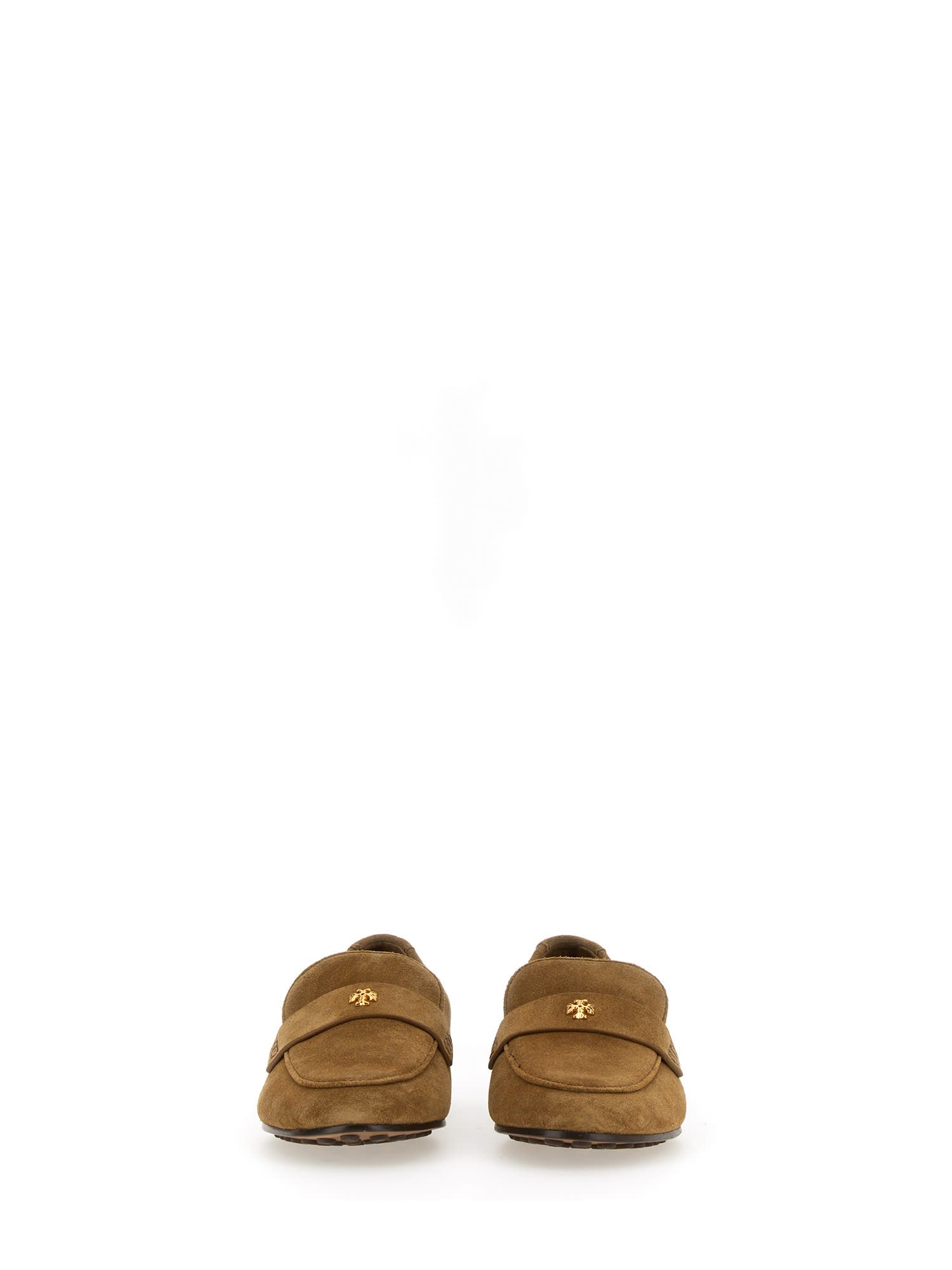 Tory Burch Moccasin Ballerina In Brown