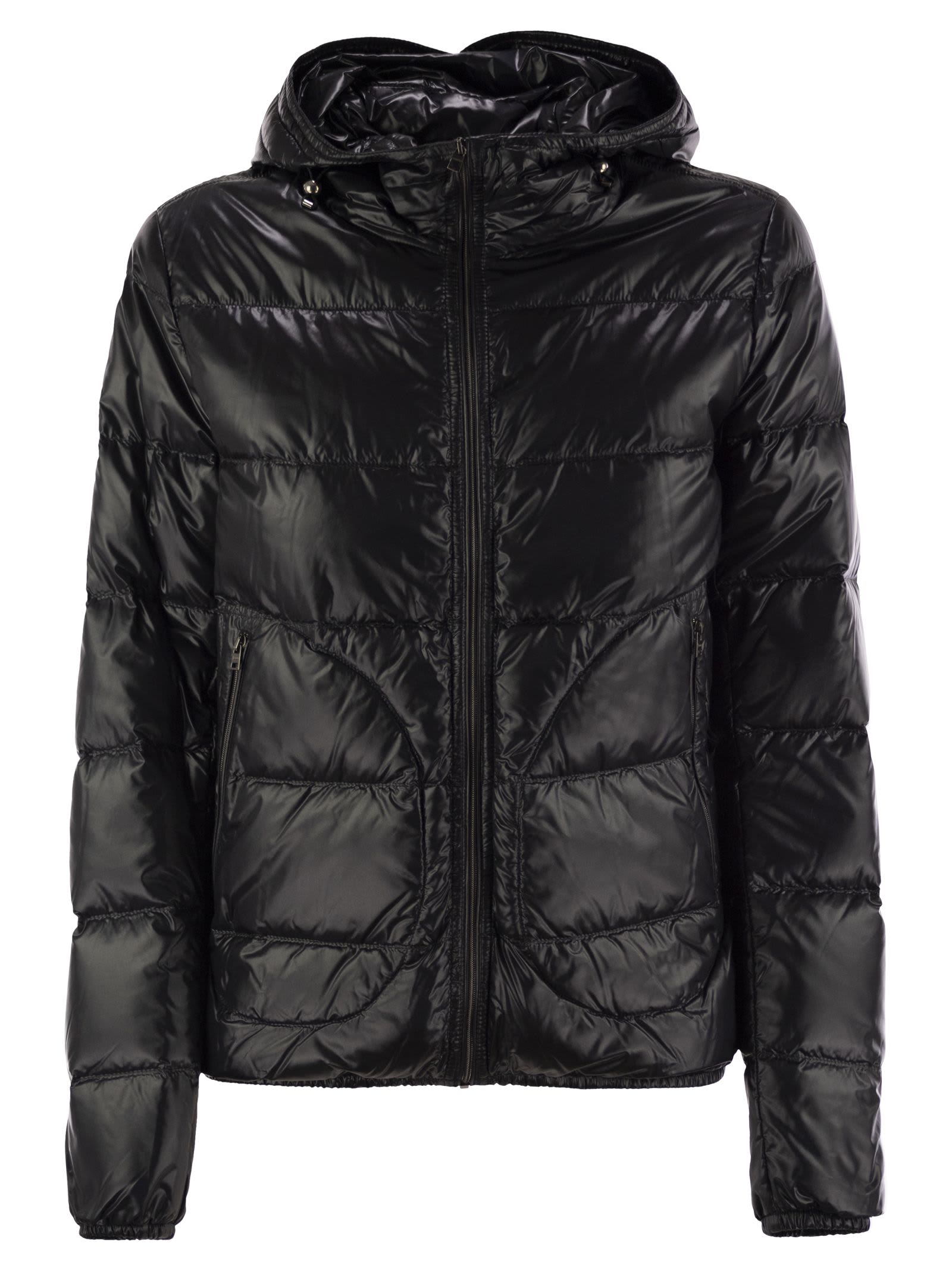 Ultralight Nylon Down Bomber Jacket