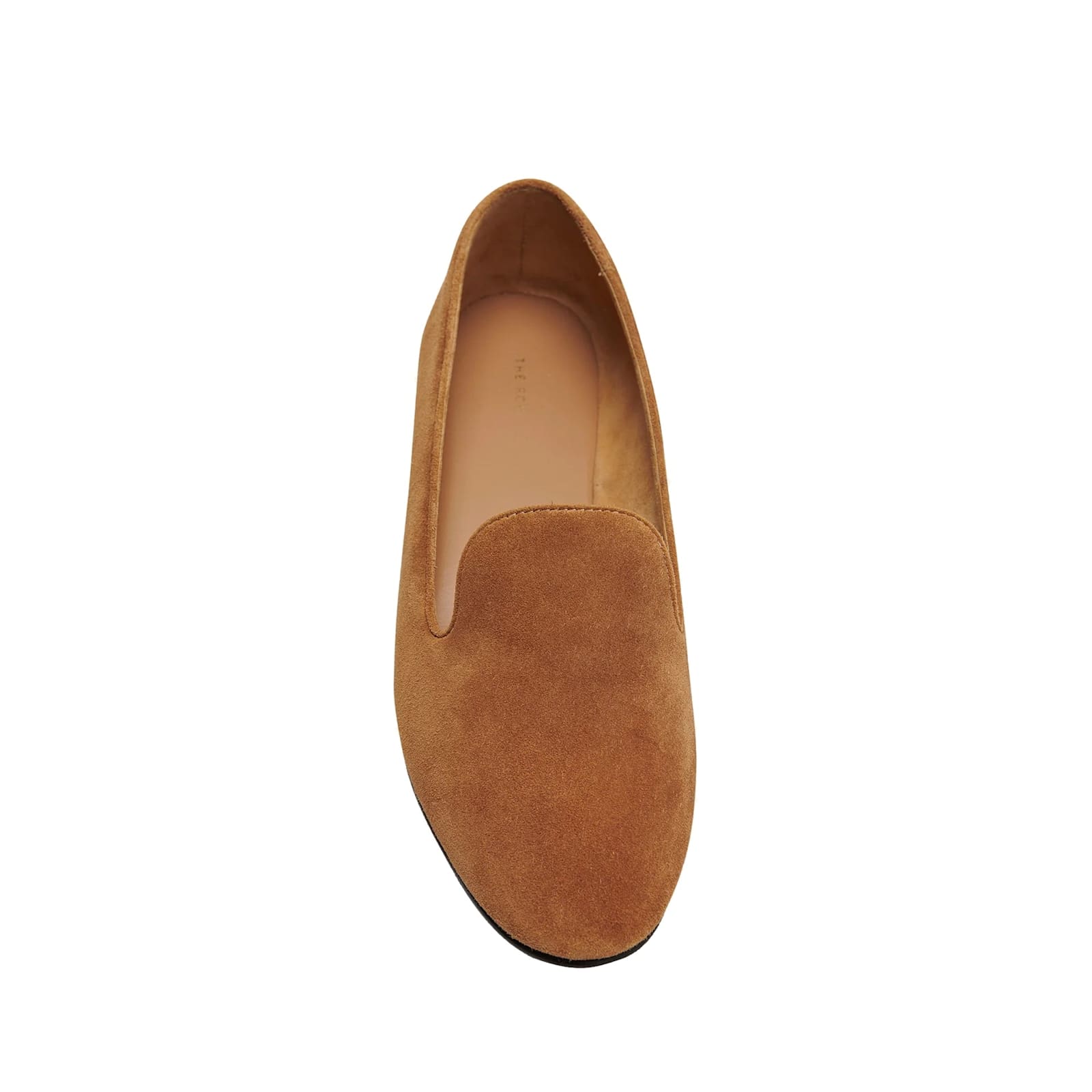 The Row Tippi Suede Leather Loafers In Brown