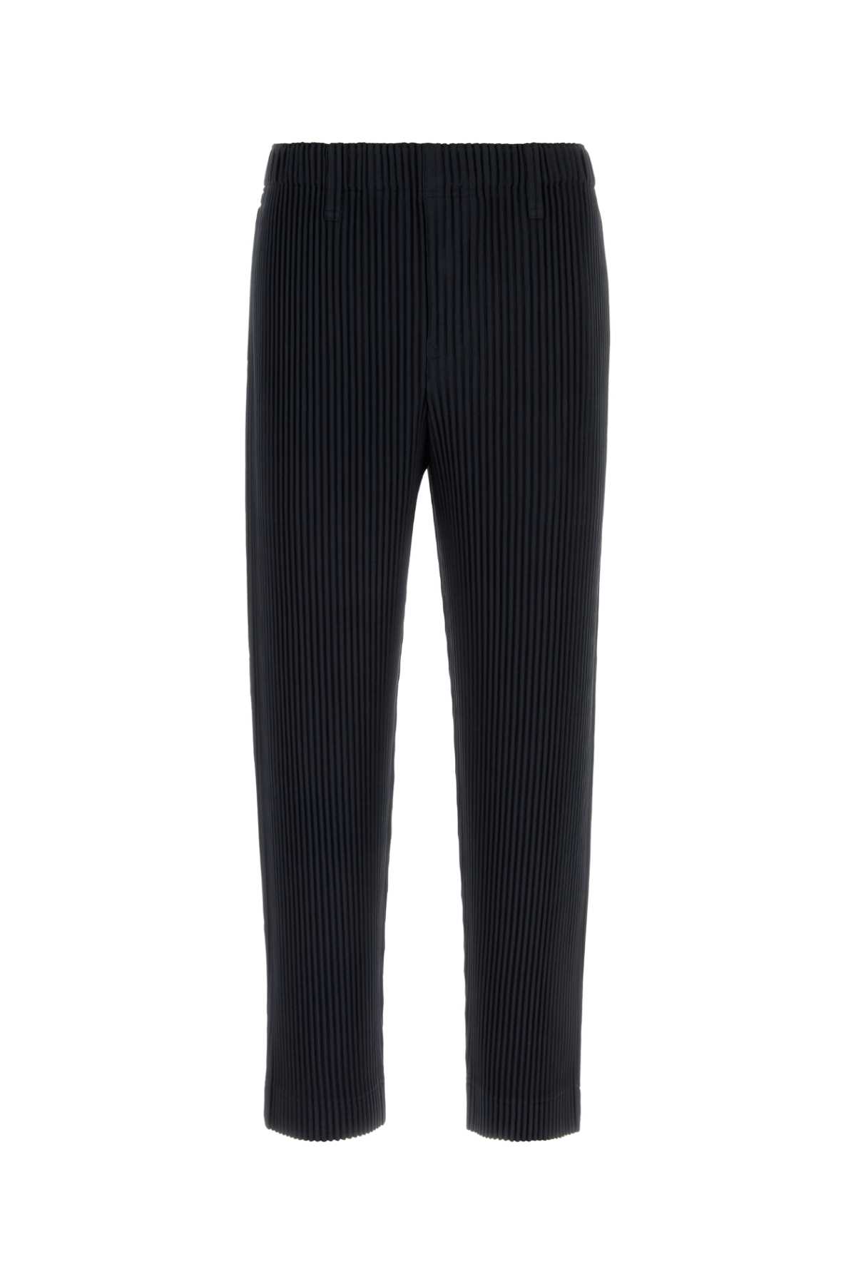 Shop Issey Miyake Midnight Blue Polyester Pant
