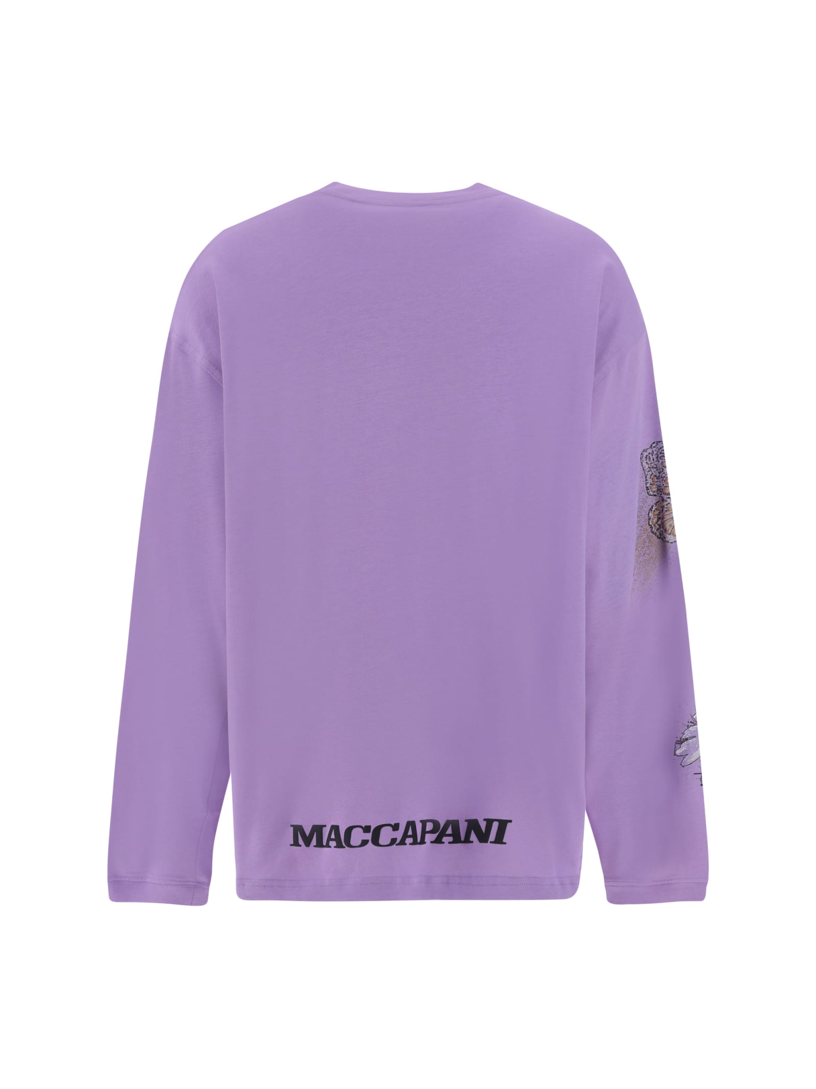 Shop Maccapani Long Sleeve Jersey In Lilla