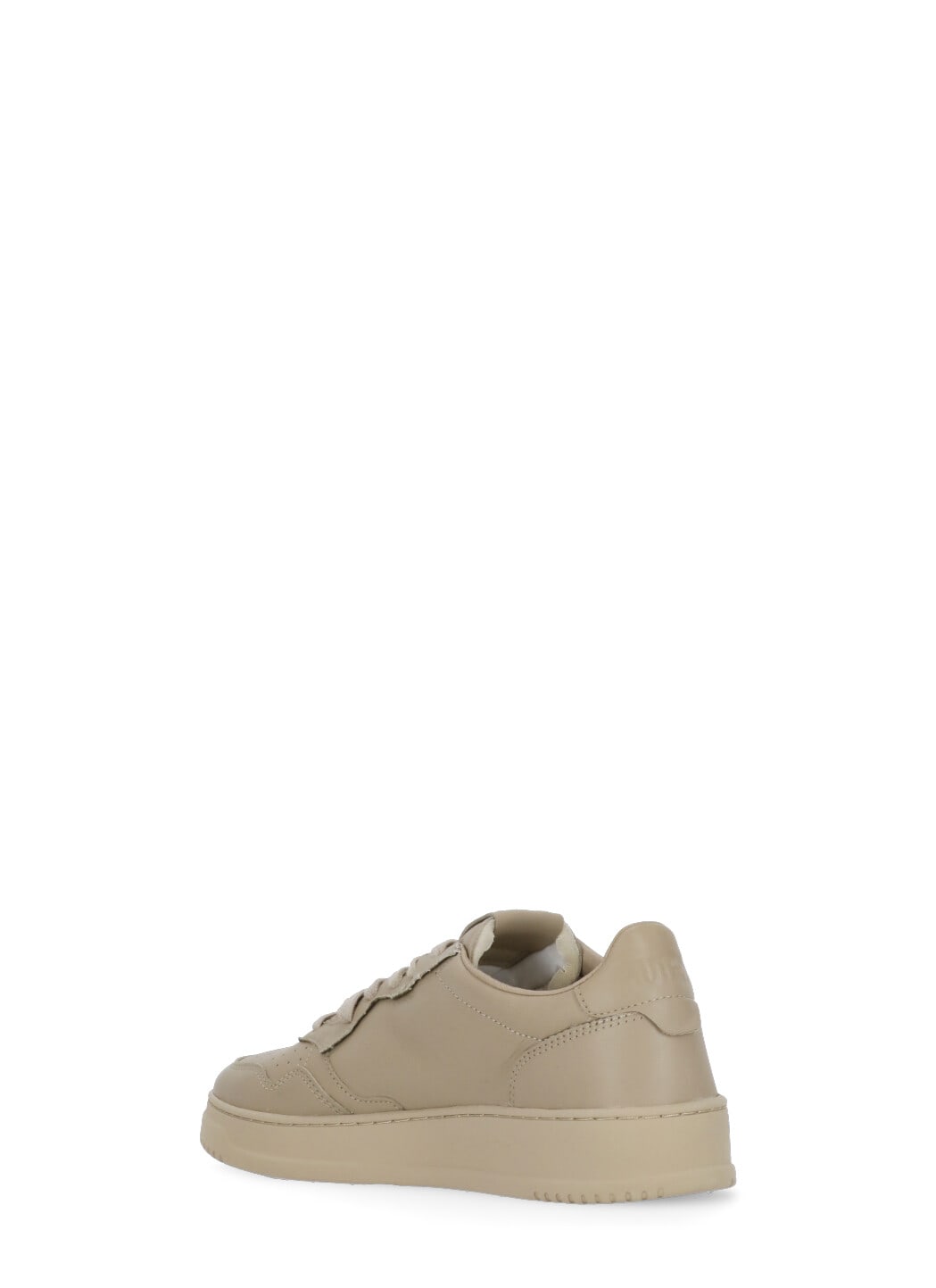 Shop Autry Medalist Low Sneakers In Beige