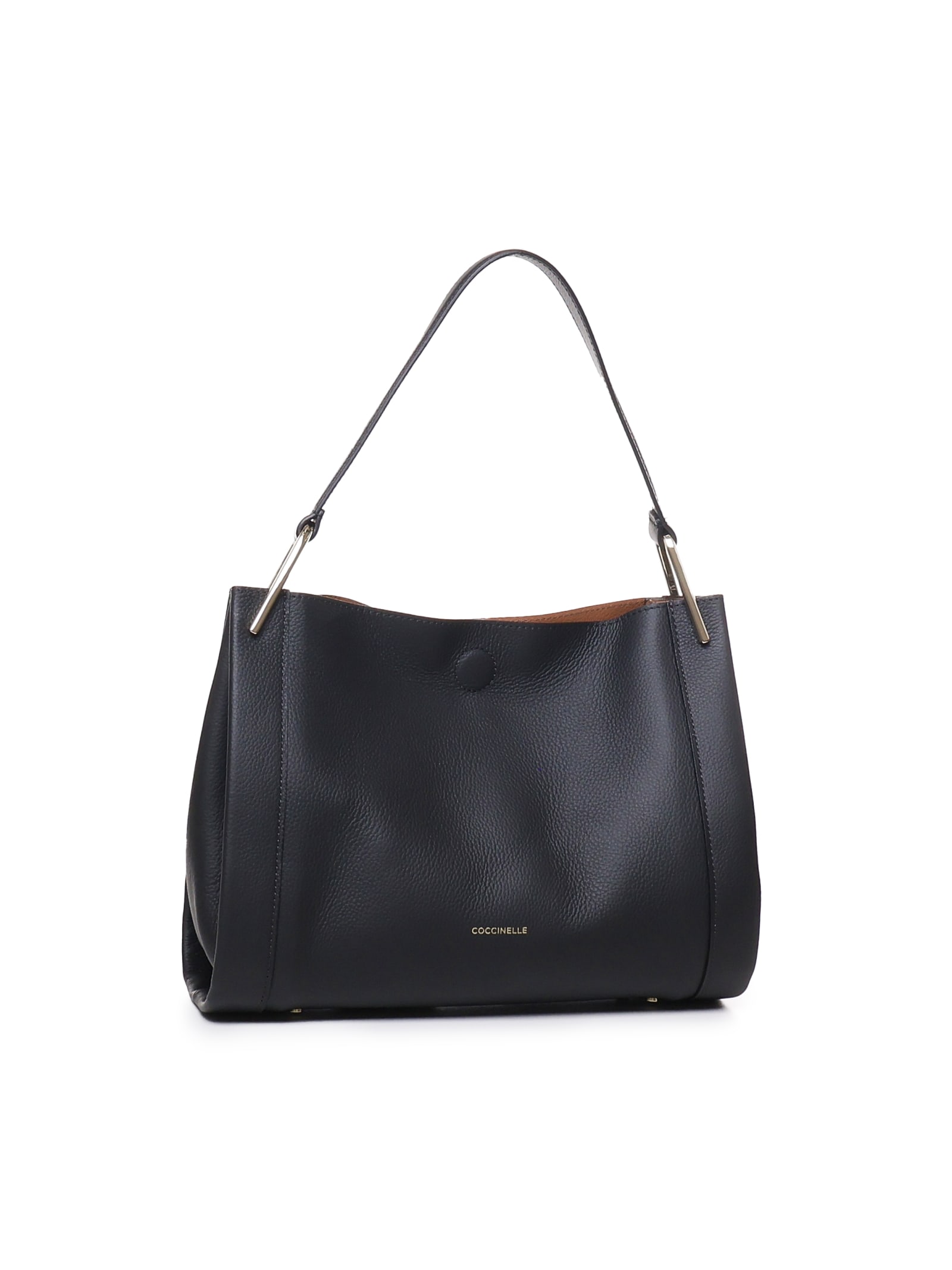 Shop Coccinelle Tote Bag Wallace In Black