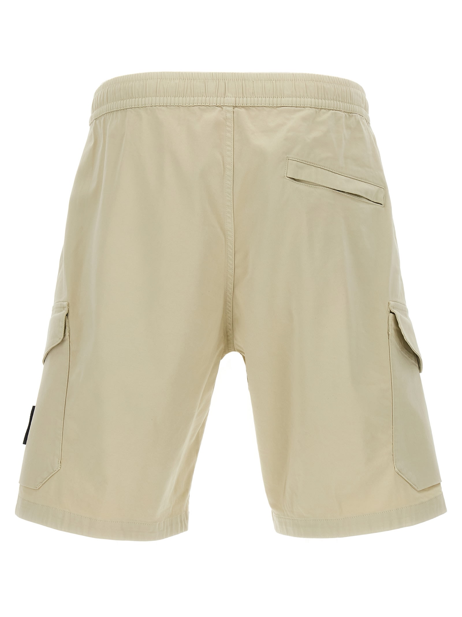 Stone Island Badge Logo Cargo Shorts
