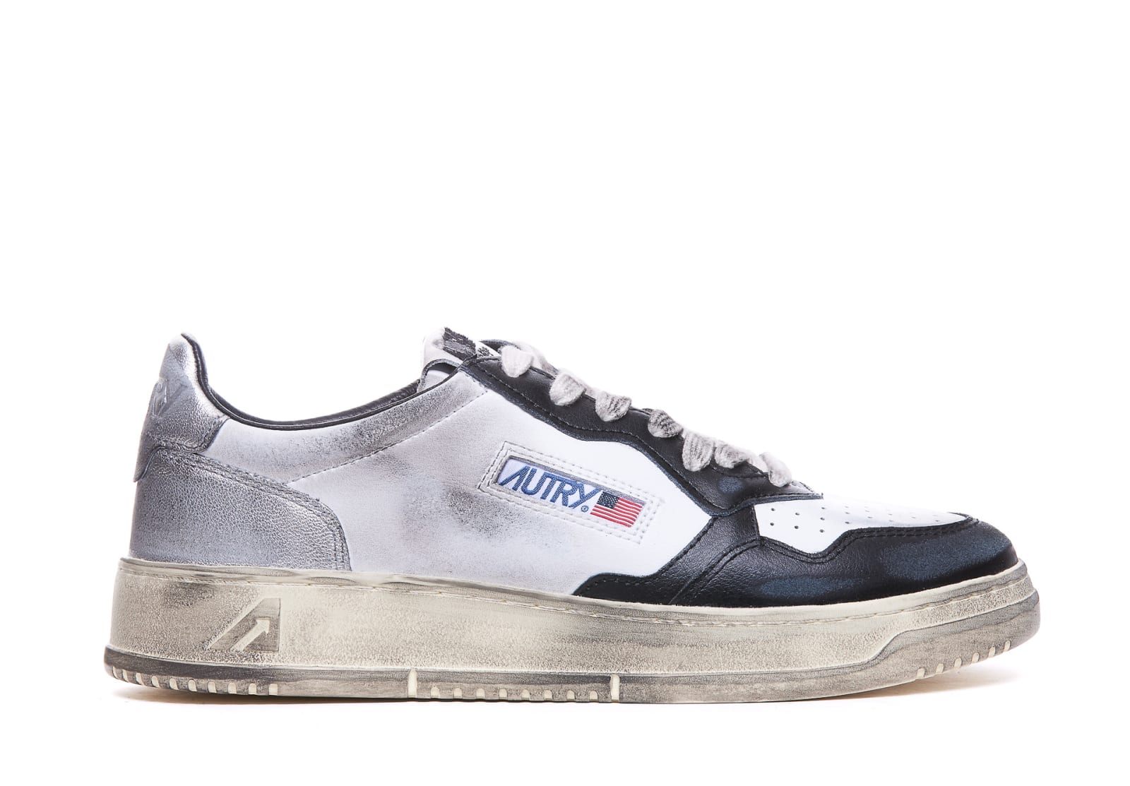 Autry Super Vintage Medalist Sneakers In White
