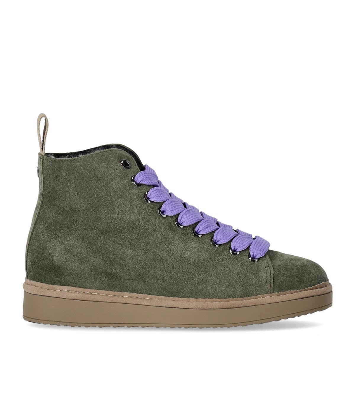 Panchic Military Green Lilac Boot