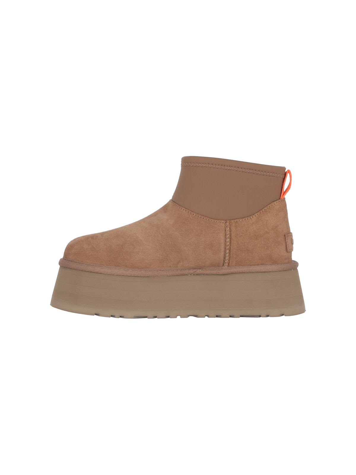 Ugg Classic Mini Dipper Platform Boots In Nude