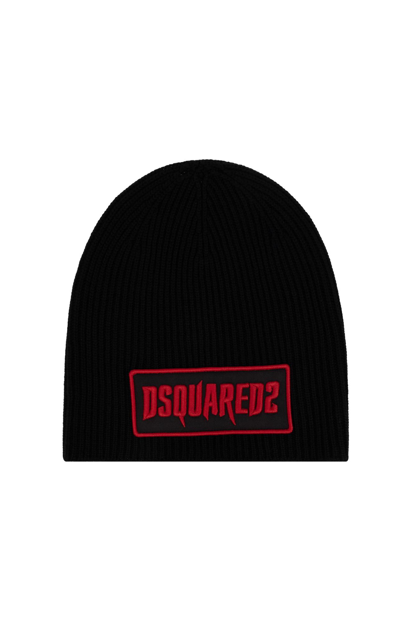 Shop Dsquared2 Logo-patch Beanie In Black