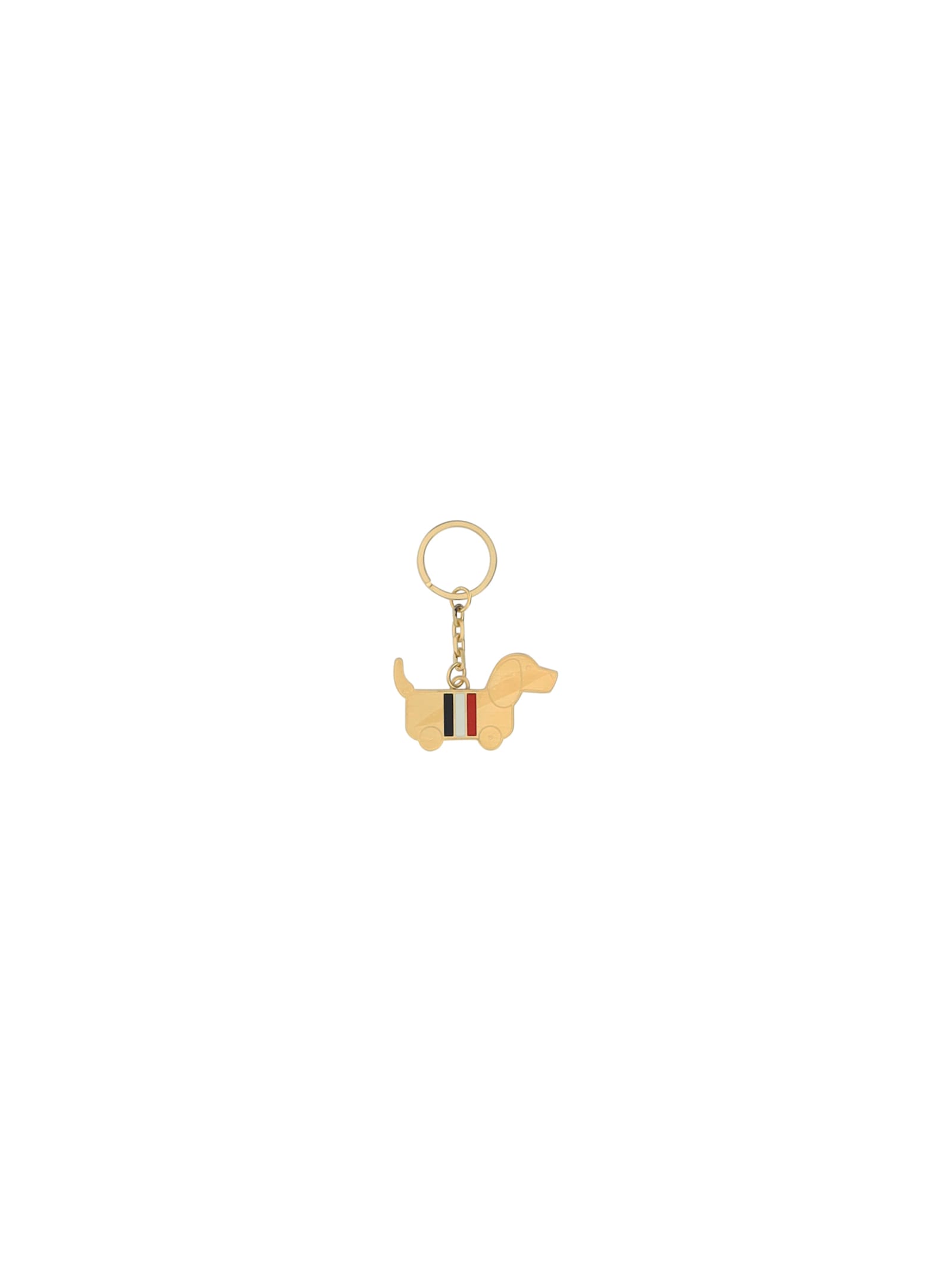 Shop Thom Browne Hector Toy Key Ring In 715