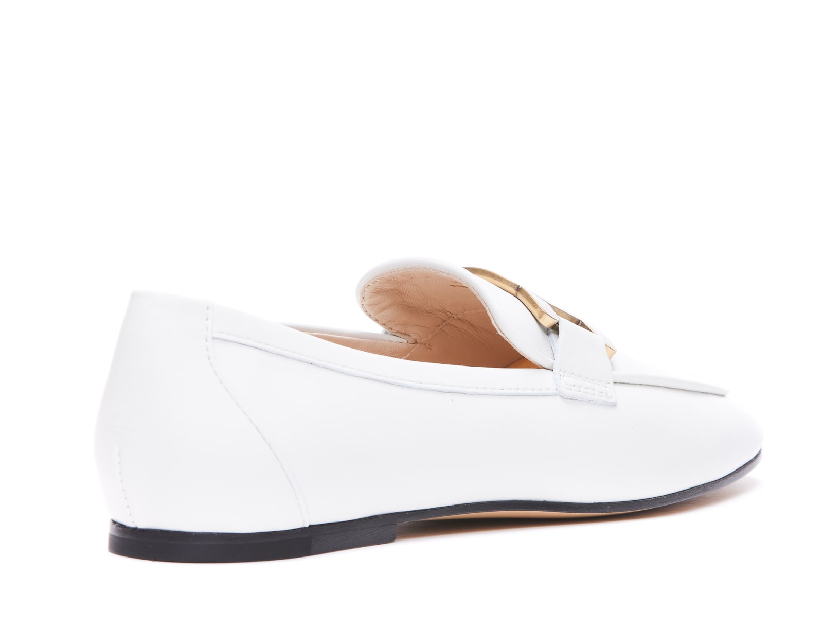 Shop Tod's Kate Loafers In White