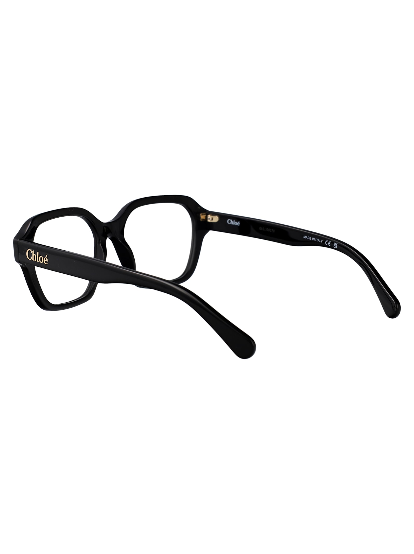 Chloé Ch0272o Glasses In Black-black-transparent