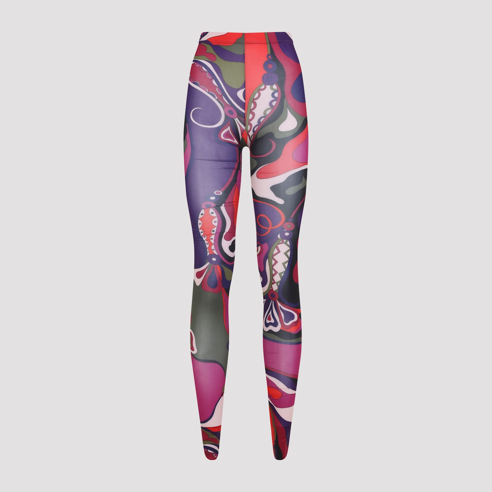 Pucci Patterned Casual Pants In Multi