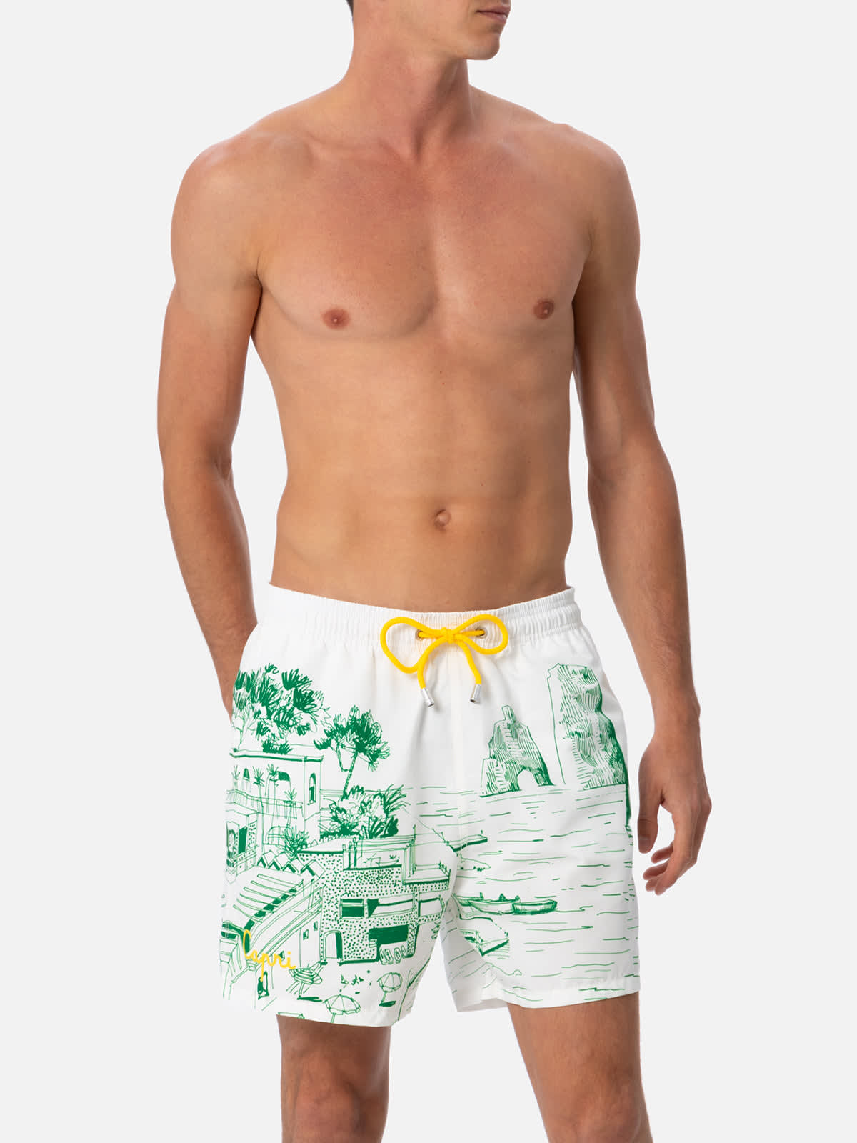 Mc2 Saint Barth Costume Mc2 Sainth Barth Faraglioni In White