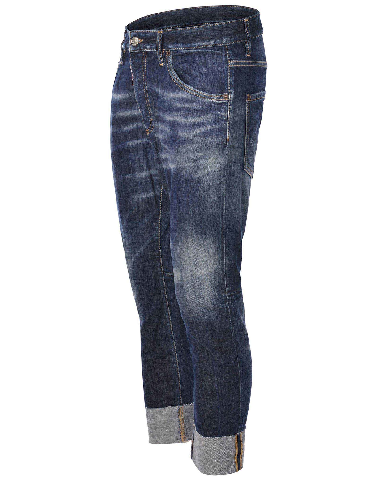 Shop Dsquared2 Jeans  Sailor Made Of Denim In Denim Blu