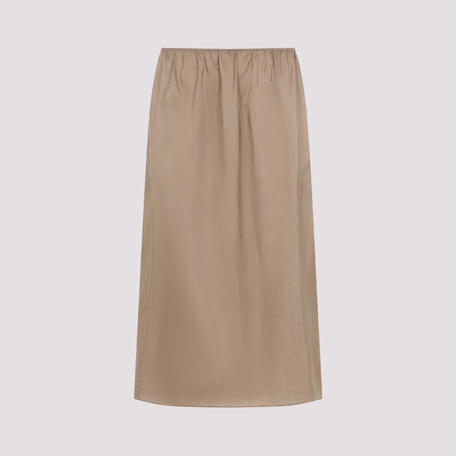 Shop Carven Midi Skirt In Fawn