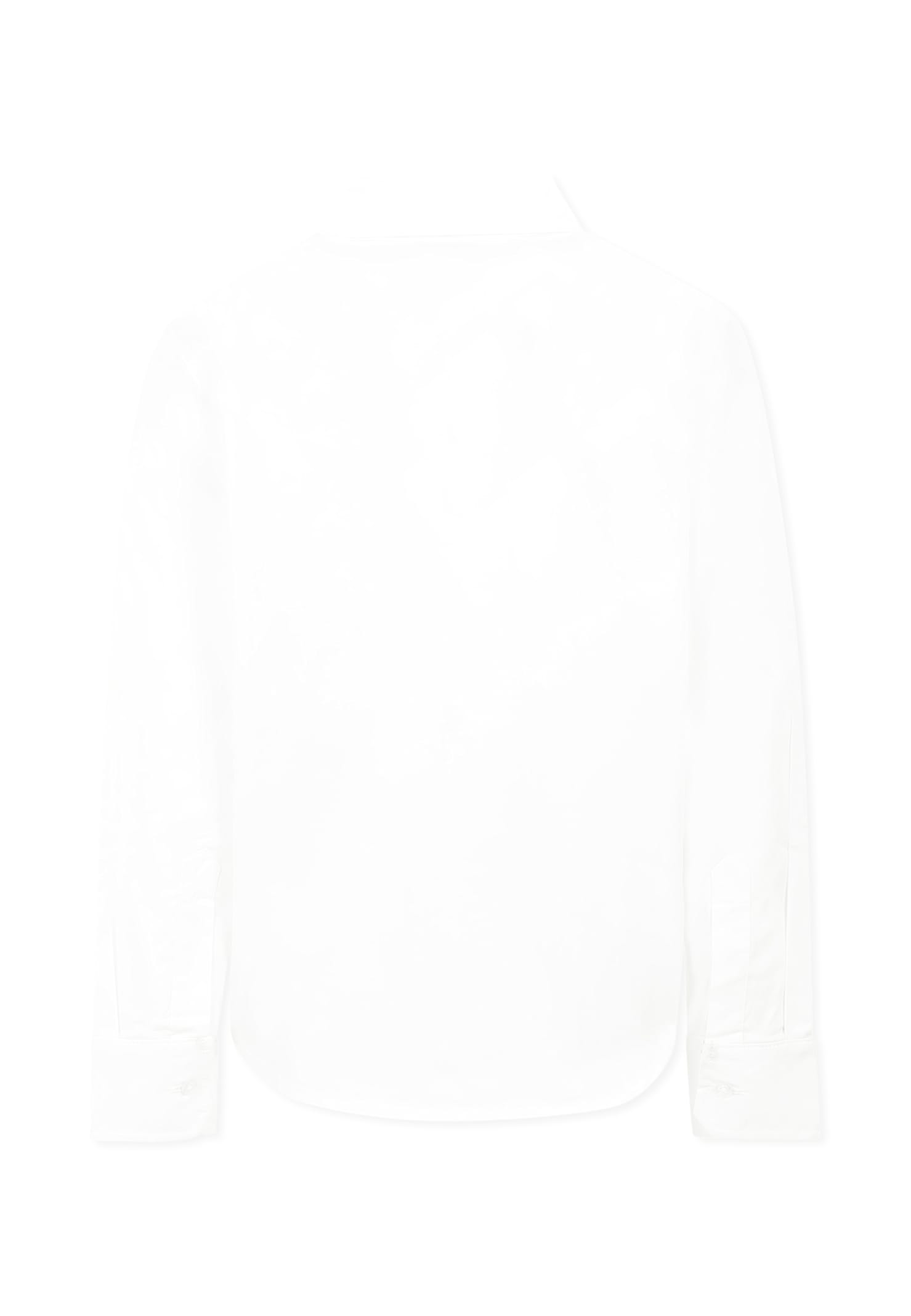 Shop Msgm White Shirt For Boy With Logo