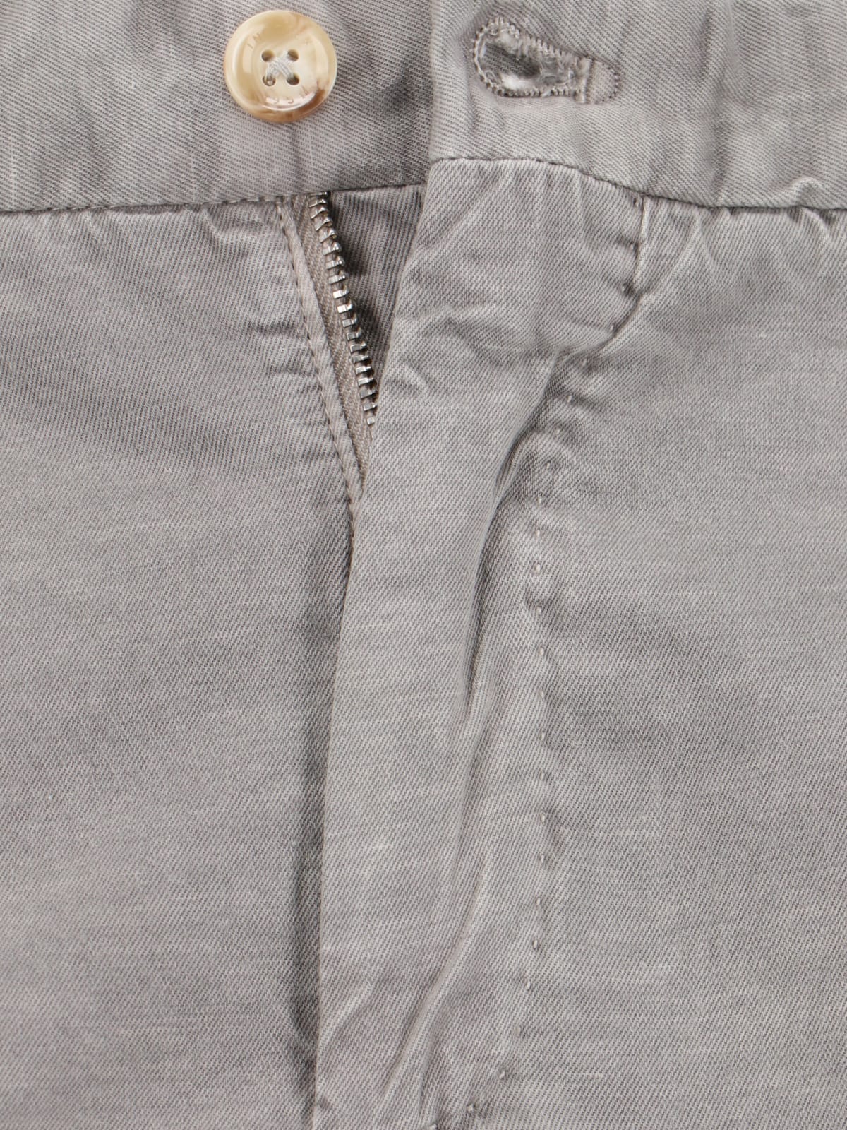 Shop Incotex Slim Trousers In Gray