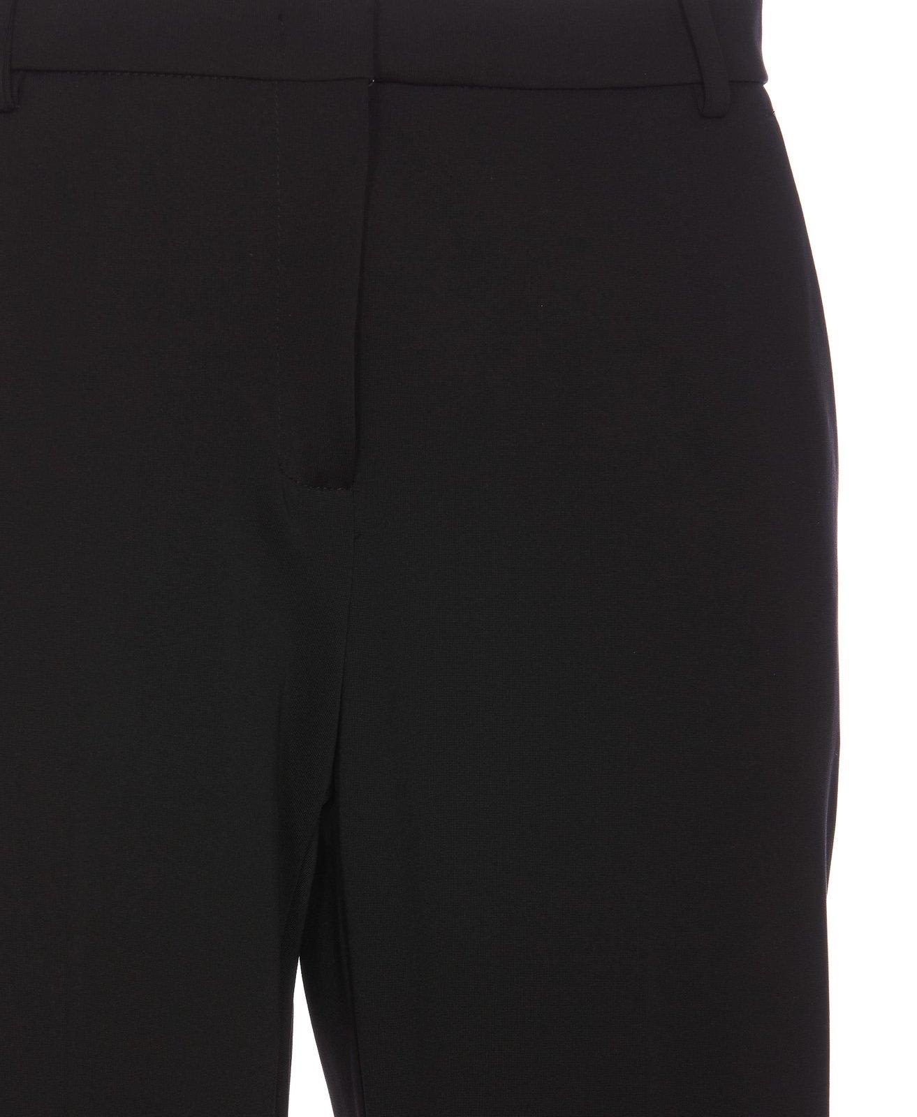 Shop Pinko Straight-leg Tailored Trousers In Nero
