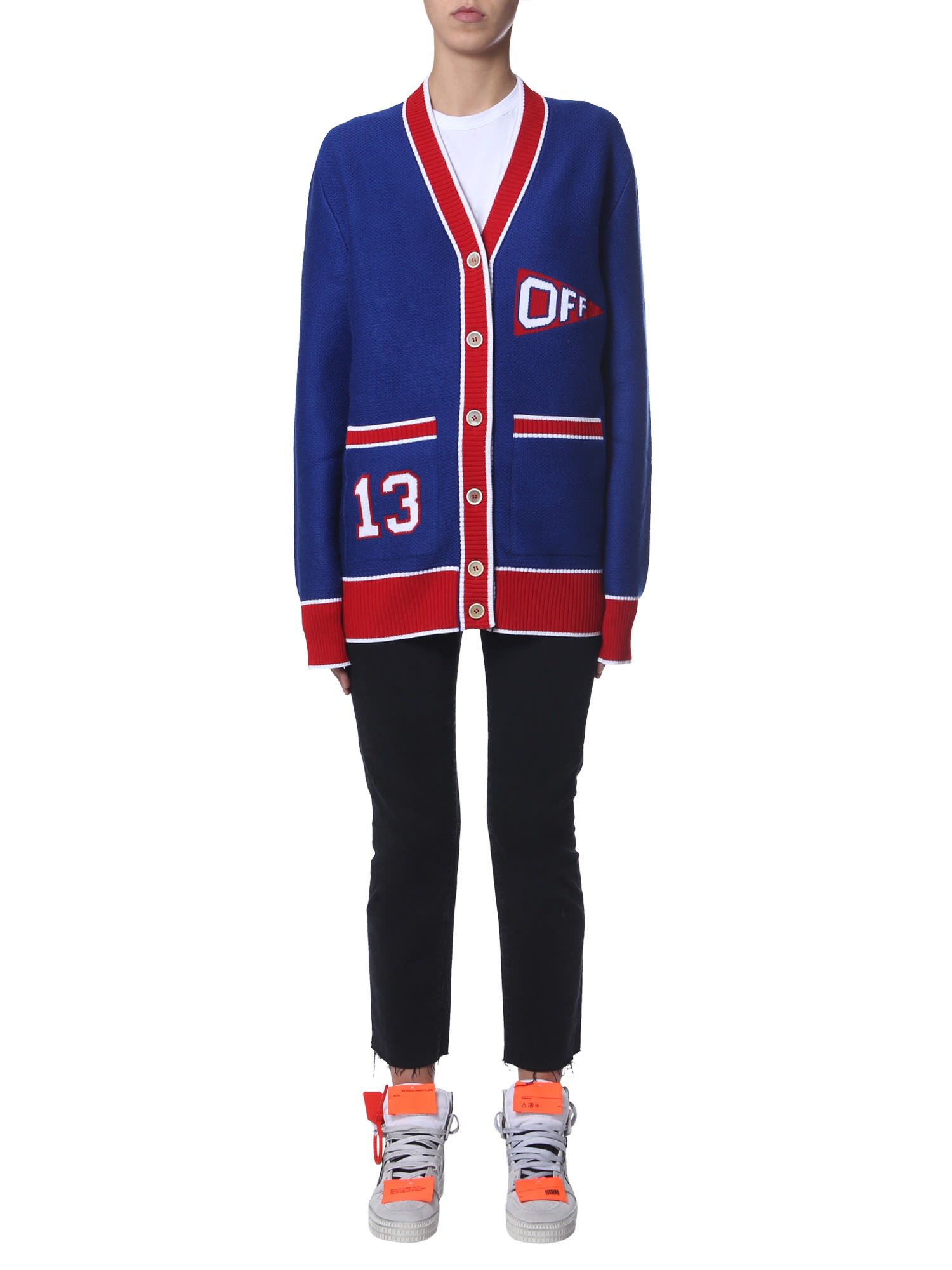OFF-WHITE FLAG CARDIGAN,11122342