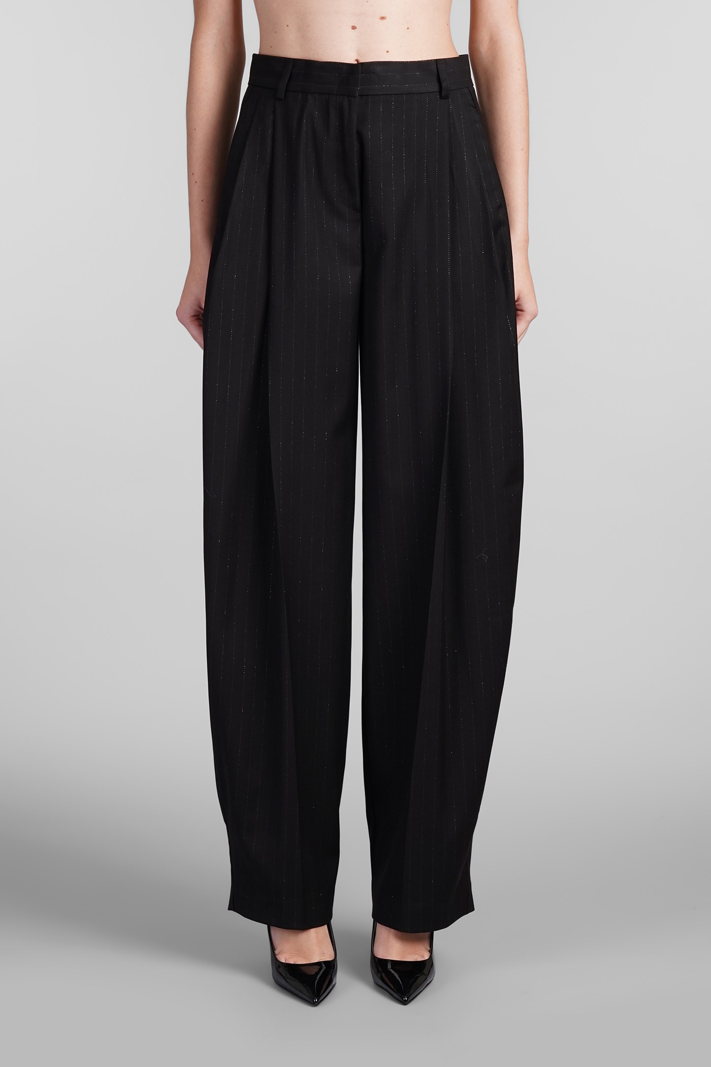 The Andamane Tracy Pants In Black Polyester