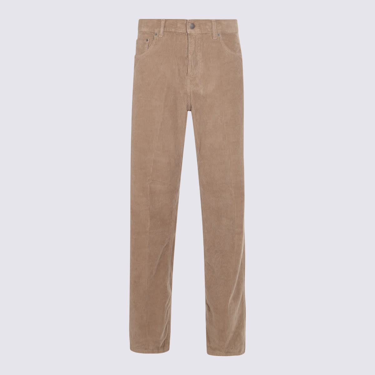 Dark Beige Cotton Jeans