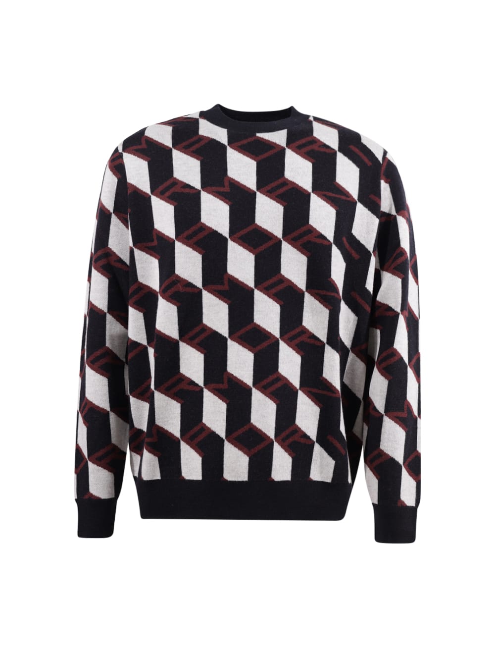 Emporio Armani Sweater With Jacquard Pattern