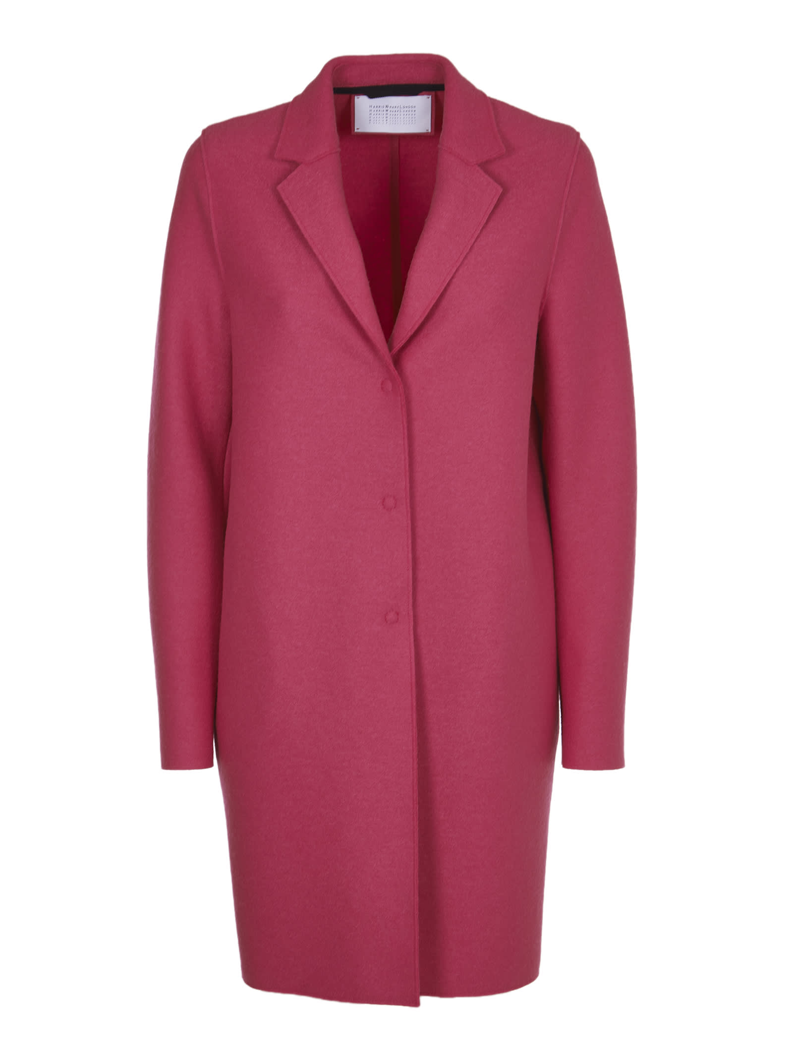 Harris Wharf London Pink Wool Coat