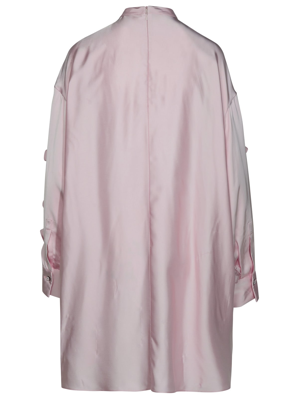 Shop Jil Sander Pink Viscose Dress
