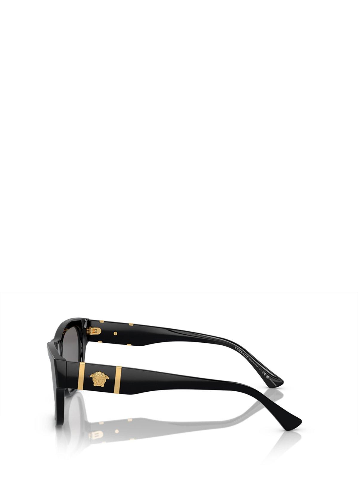 Shop Versace Square Frame Sunglasses In Gb1/81