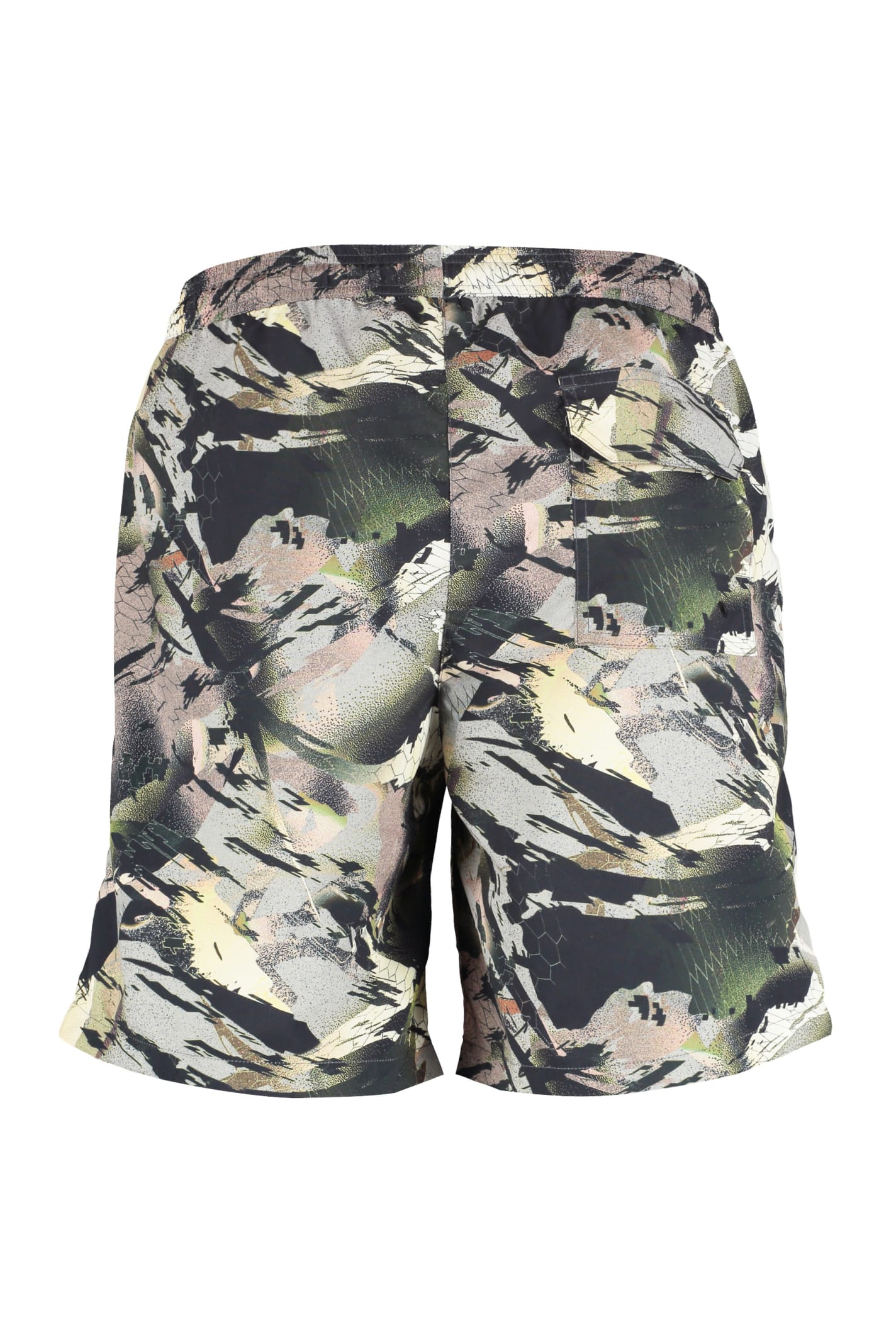 Shop Heron Preston Printed Swim Shorts In Multicolor