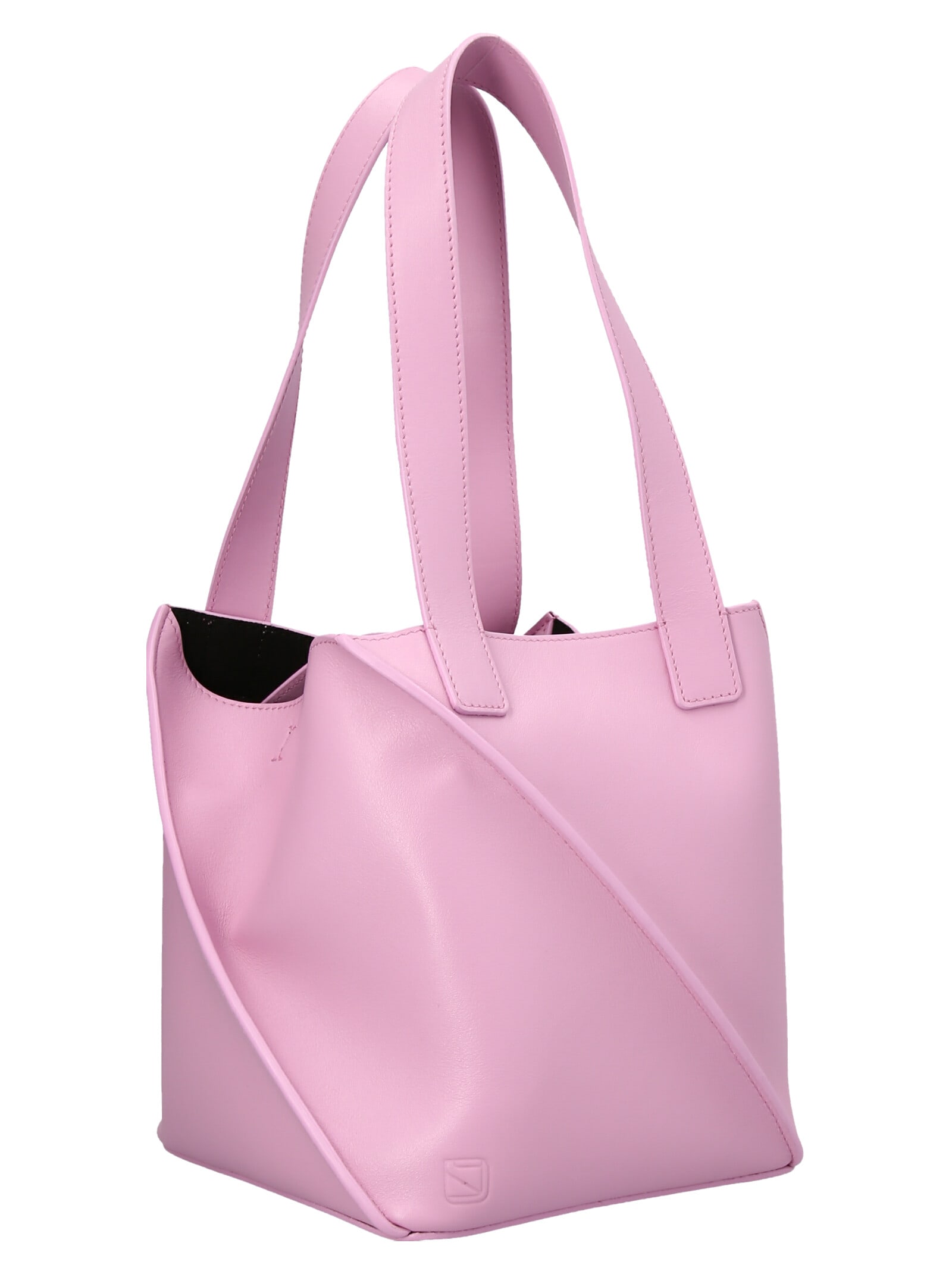 Shop Yuzefi Swirl Small Shopping Bag In Pink