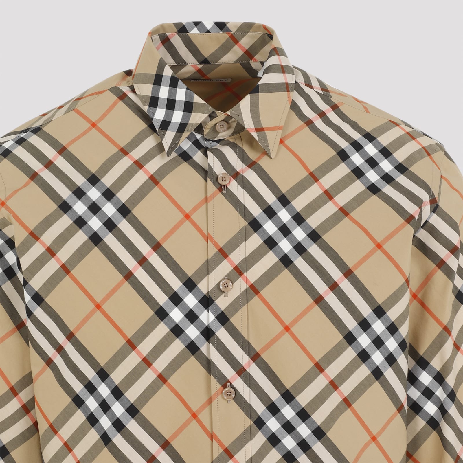 Shop Burberry Shirt In Sand