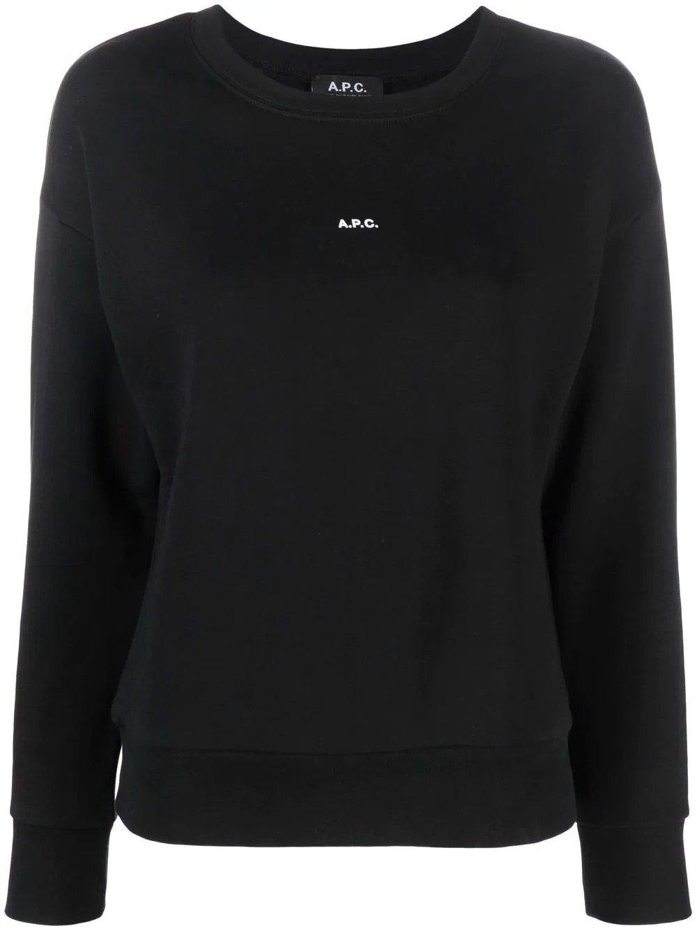 Apc Annie Sweatshirt - Atterley In Lzz Black