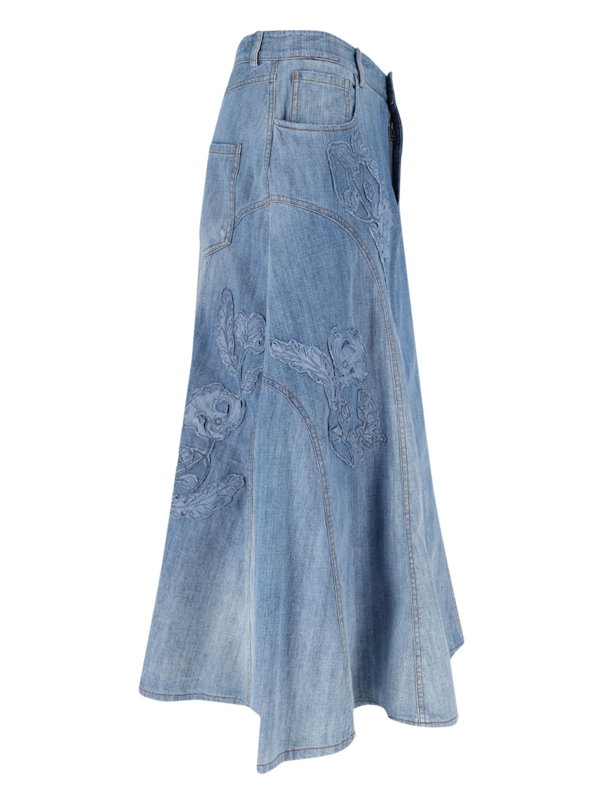 Ermanno Scervino Flared Midi Skirt
