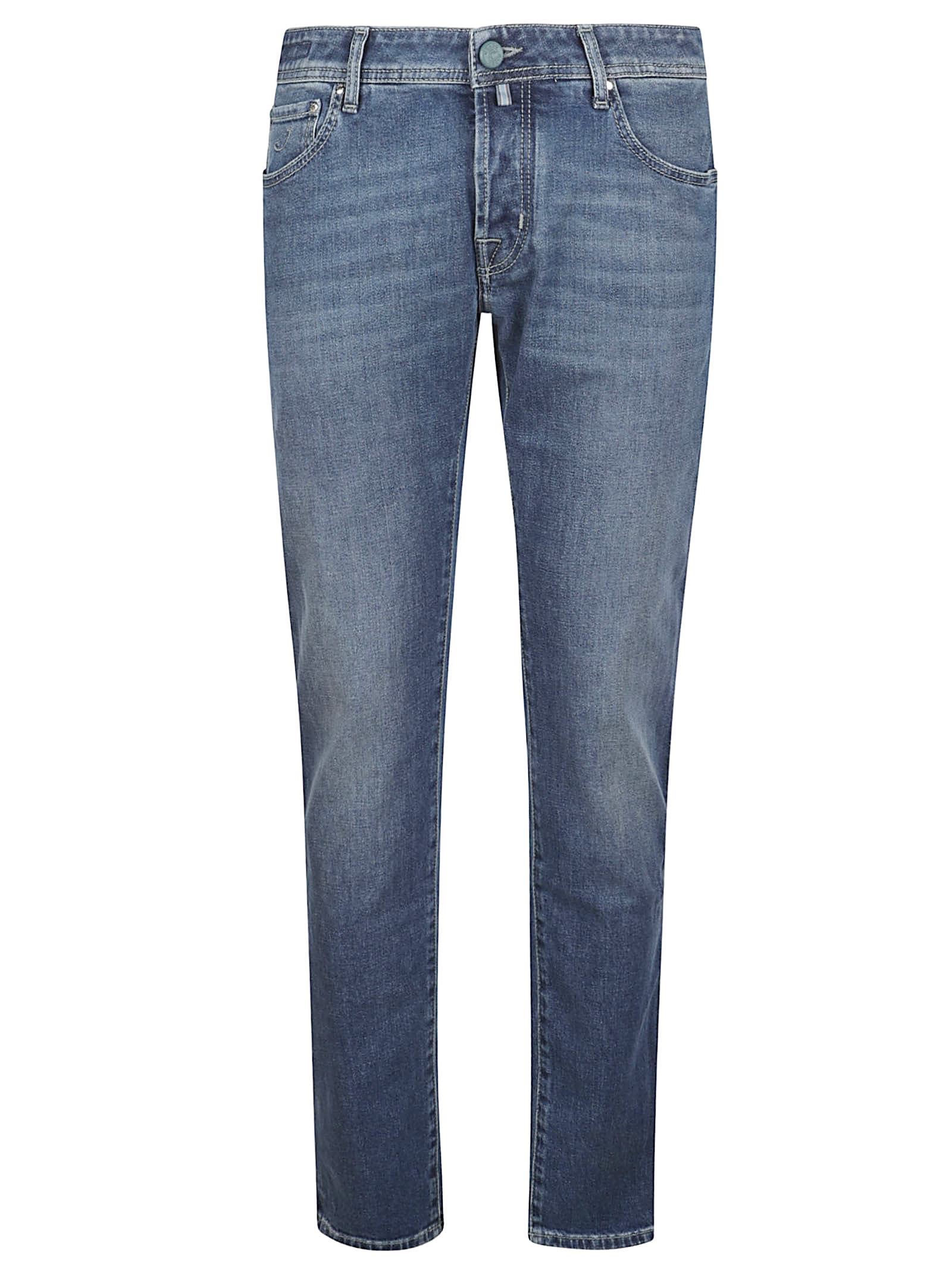 Jacob Cohen 5 Pockets Super Slim Fit Nick Slim Jeans In Animal Print
