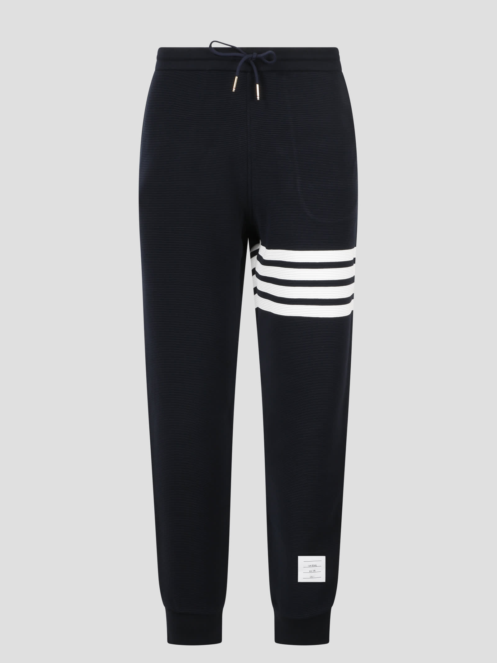 Thom Browne Classic Loopback 4-bar Sweatpants In Blue