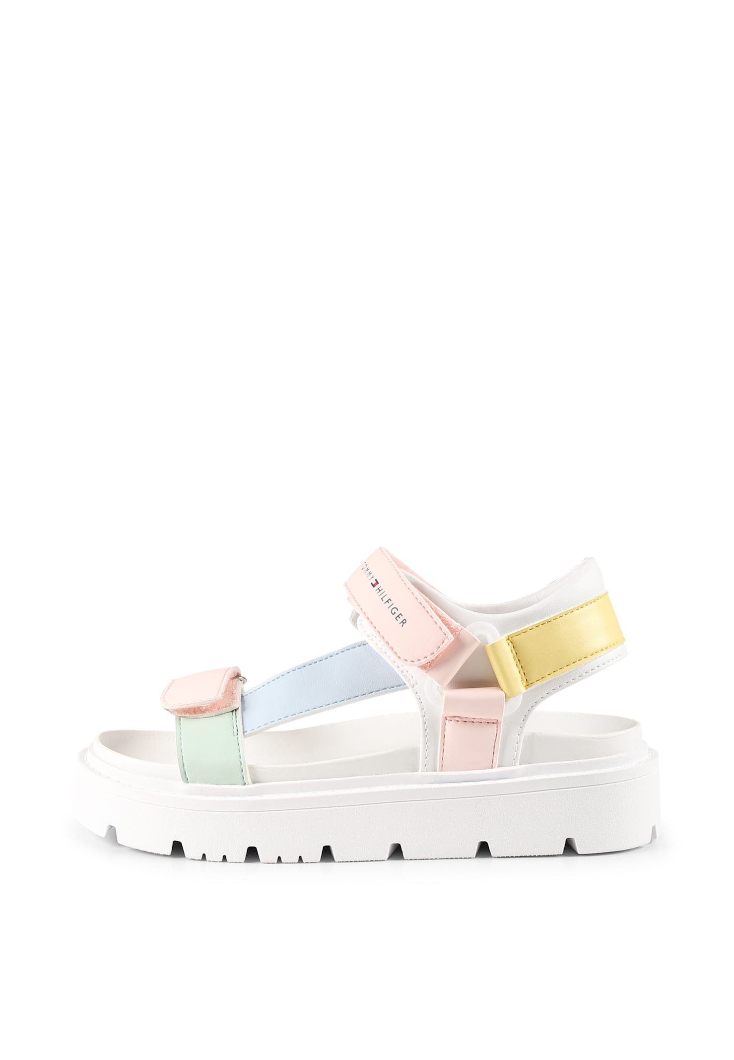 TOMMY HILFIGER MULTICOLOR SANDALS FOR GIRL WITH LOGO