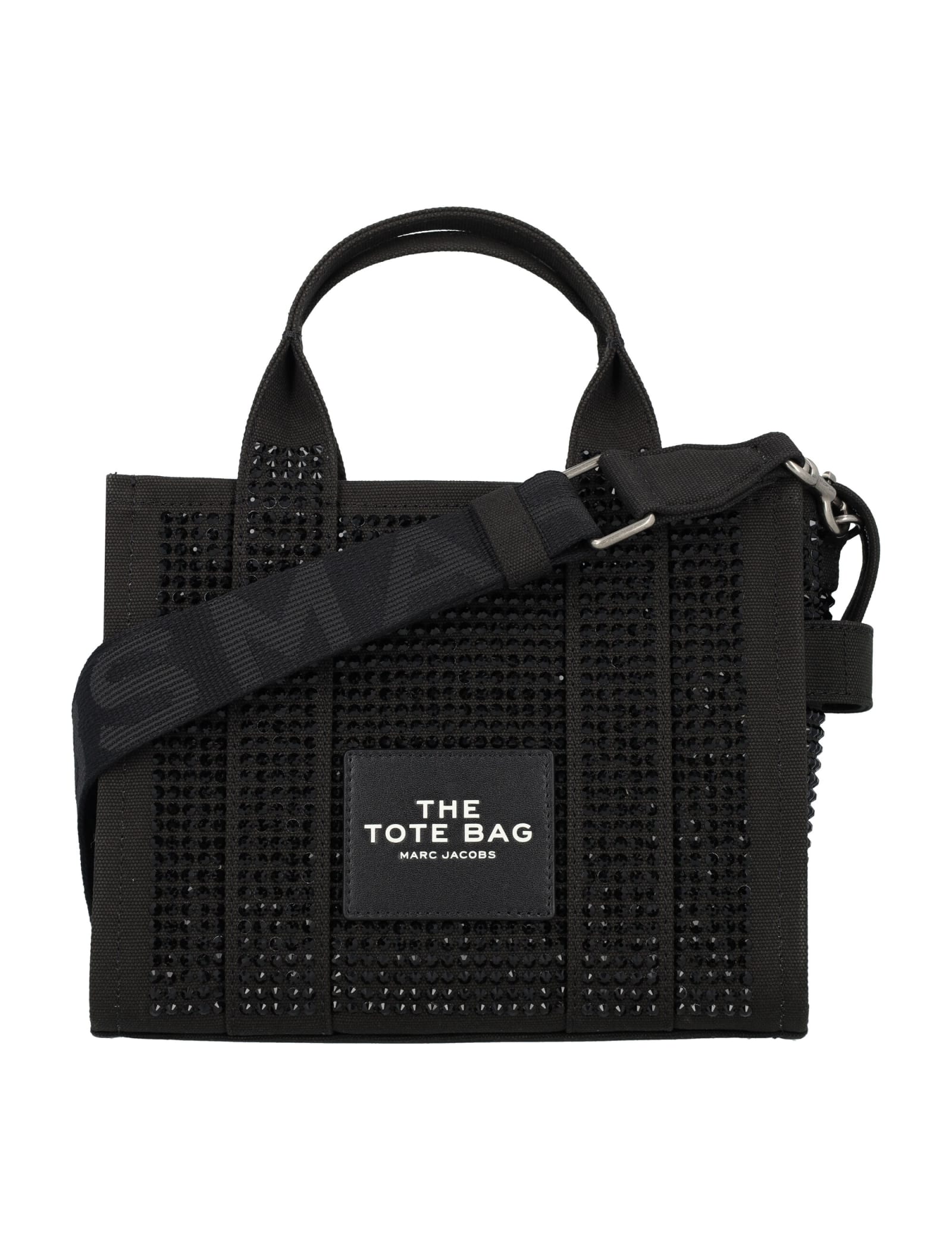 Marc Jacobs Crystal Tote Bag In Black Crystal