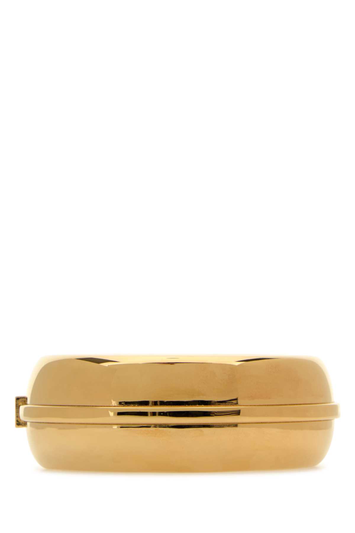 Shop Fendi Gold Metal Graphy Bracelet In Orosoft