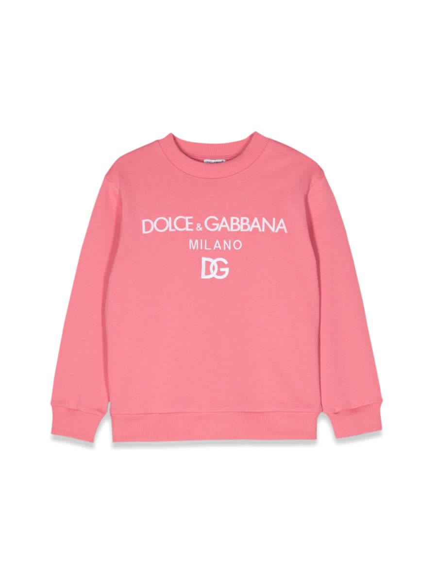 Shop Dolce & Gabbana Giroc.man.lung Sweatshirt In Pink