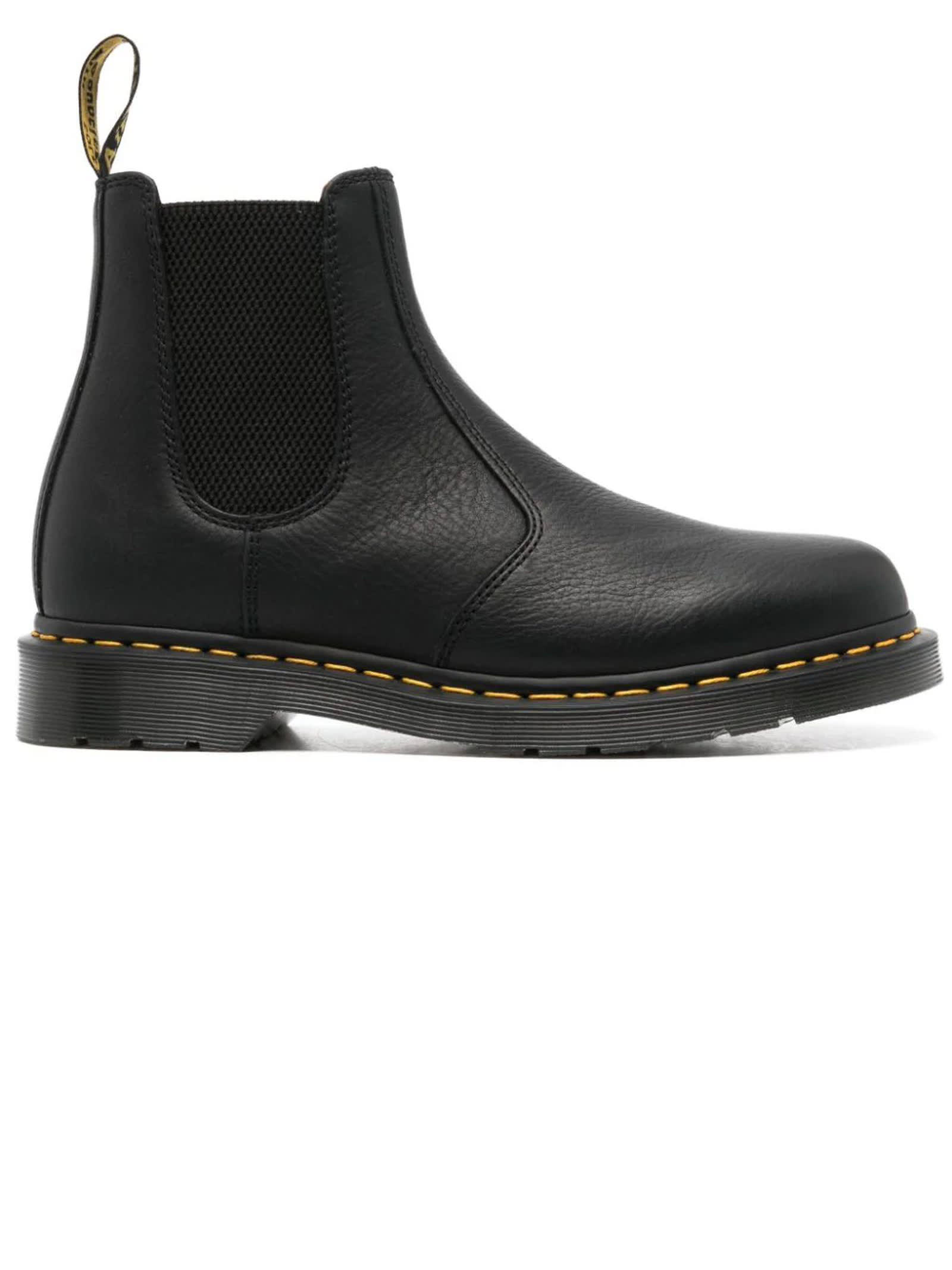 Shop Dr. Martens' 2976 Chelsea Leather Ankle Boots In Black