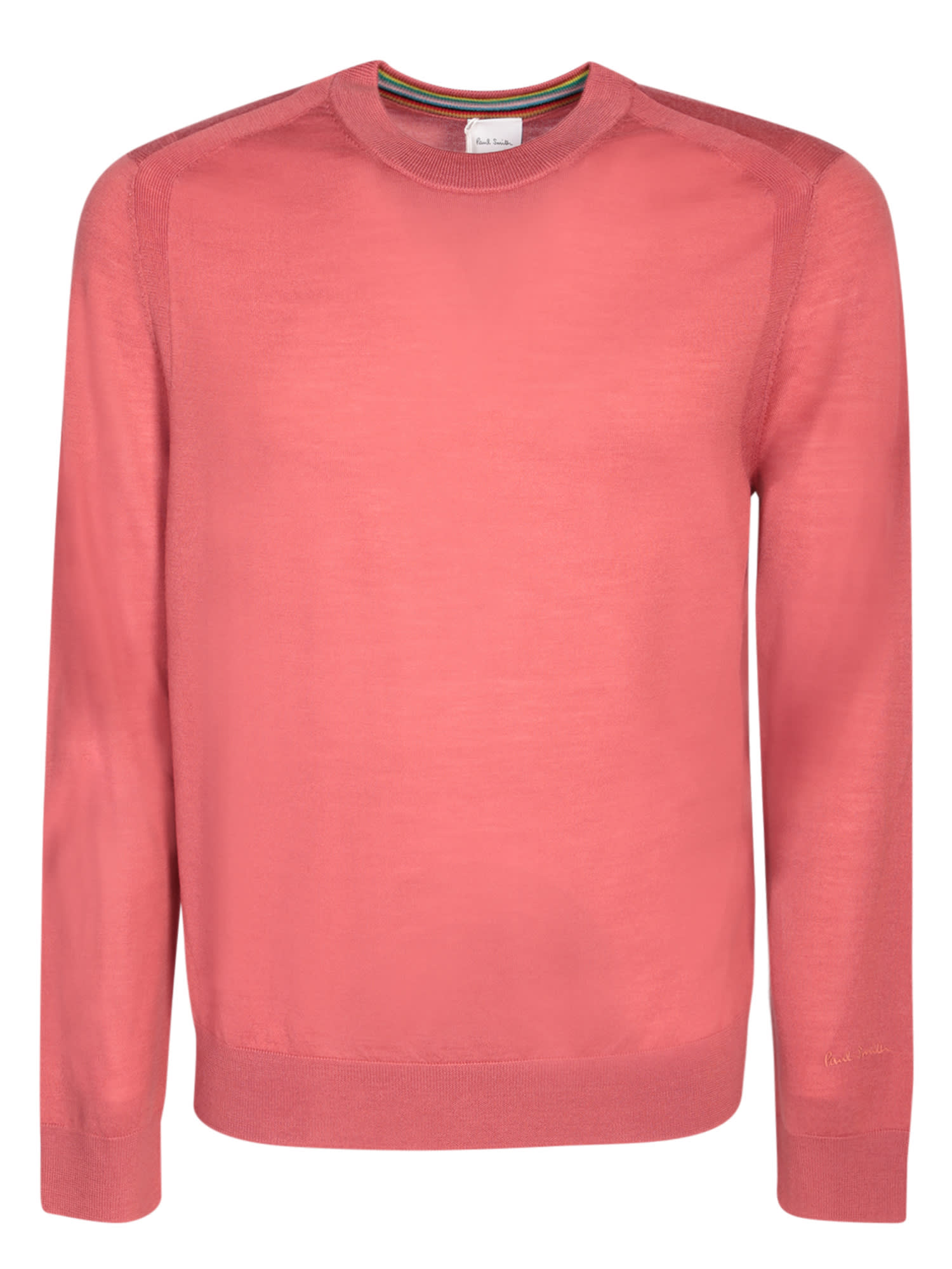 PAUL SMITH MERINO WOOL RED PULLOVER