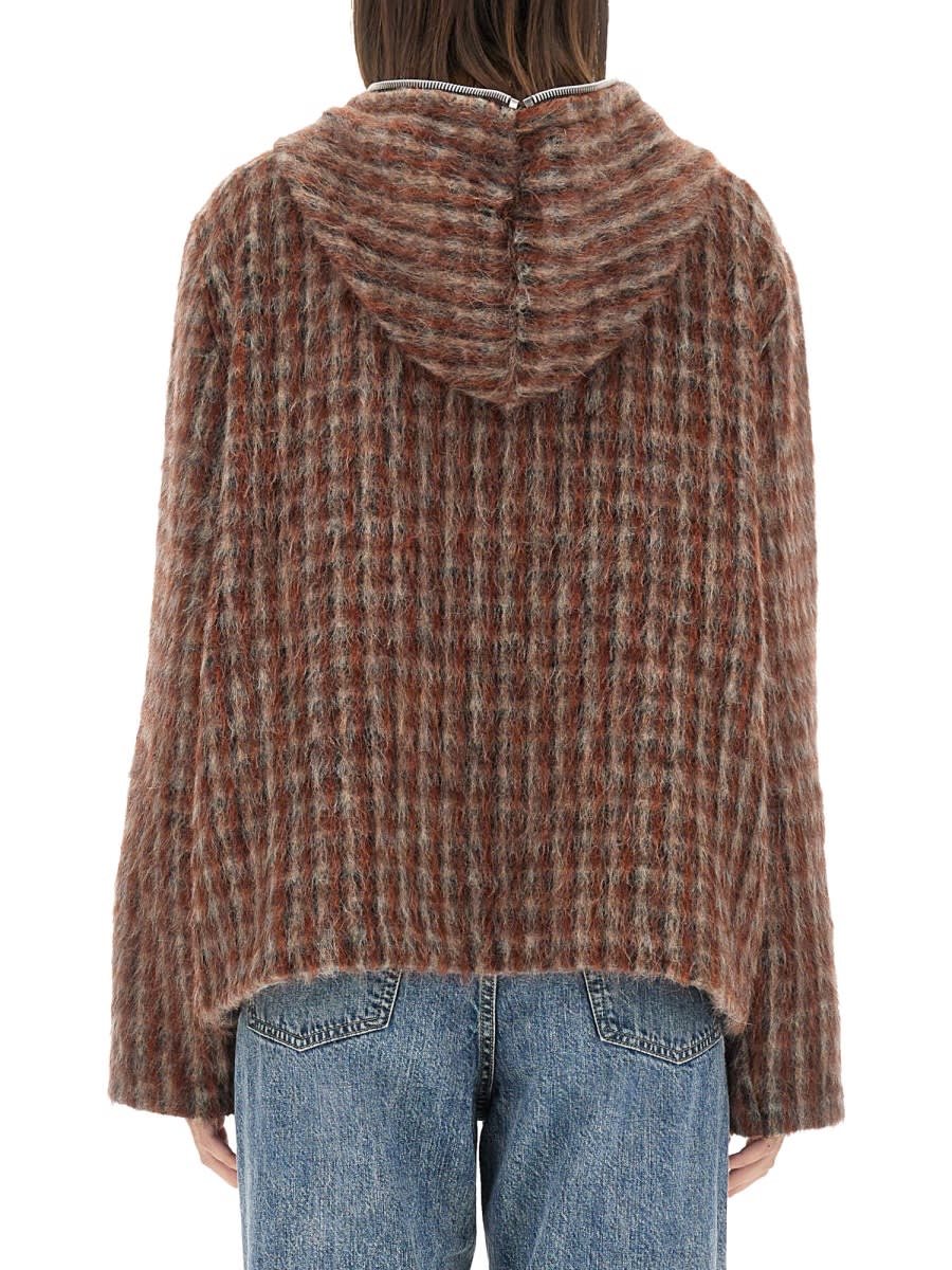 Shop Our Legacy Zippered Cardigan In Brown